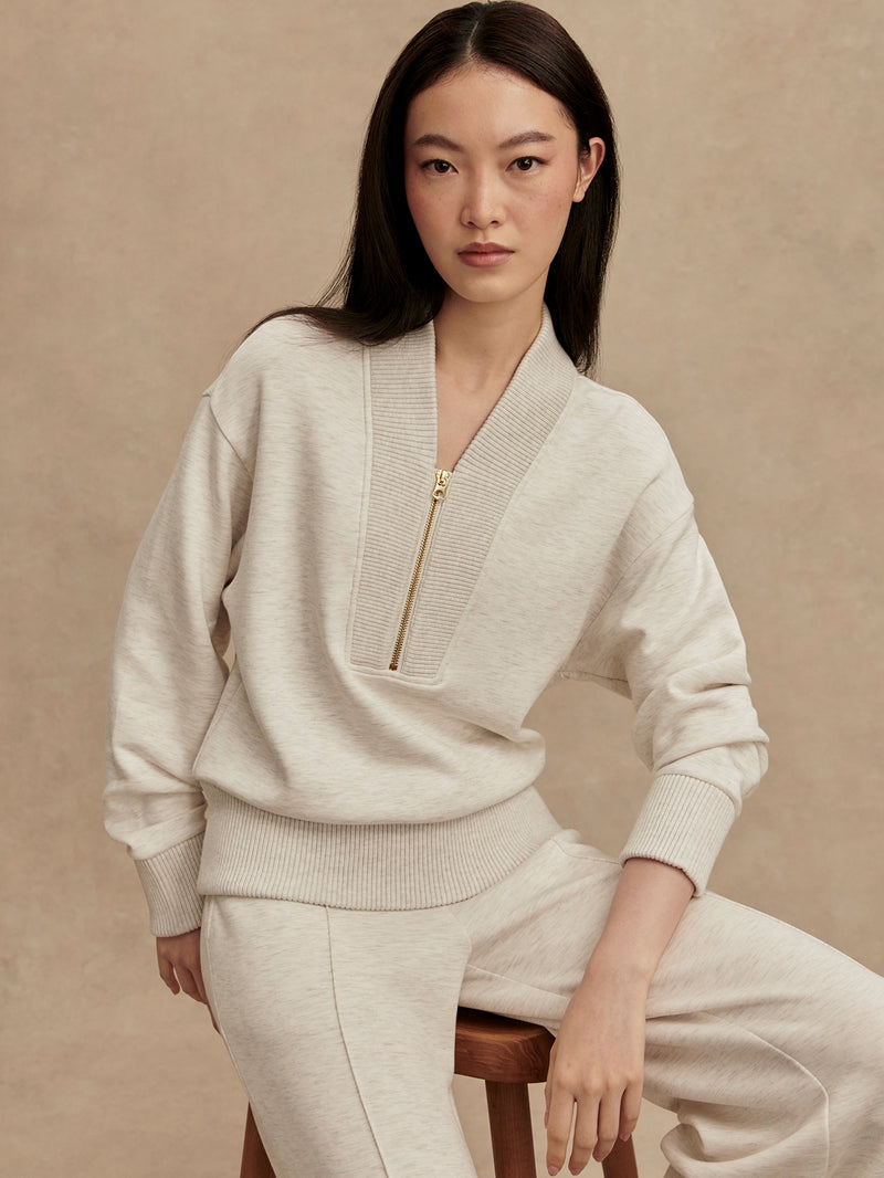 VARLEY SALLY HALF ZIP SWEAT