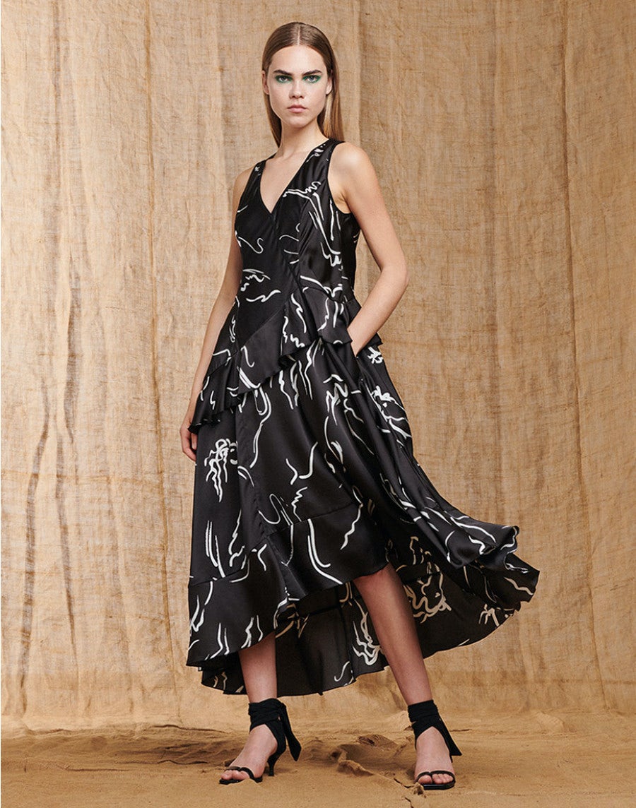 HIGH SWATHE S21737 SL DRESS