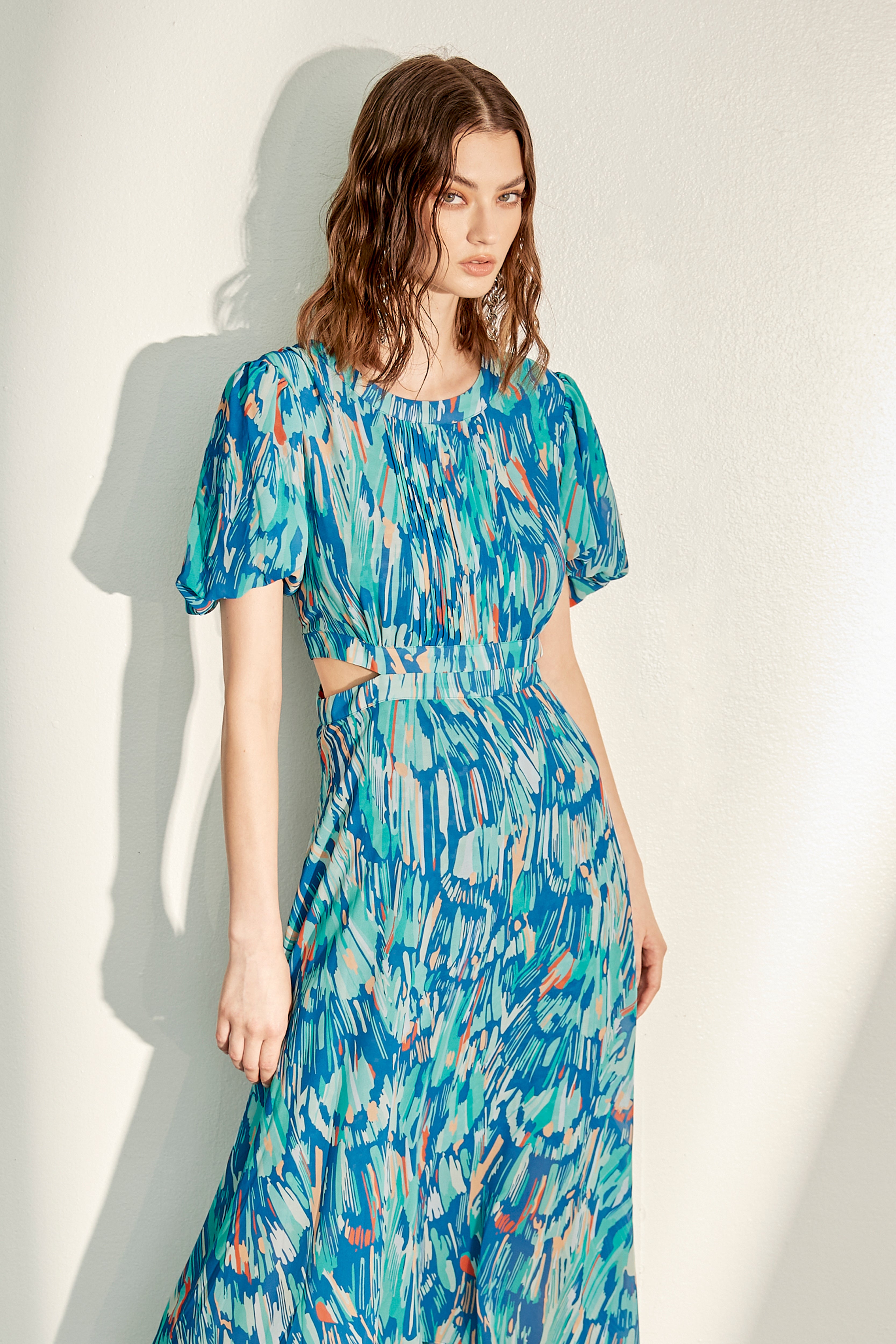 ZOELLE WAIST SLIT MAXI