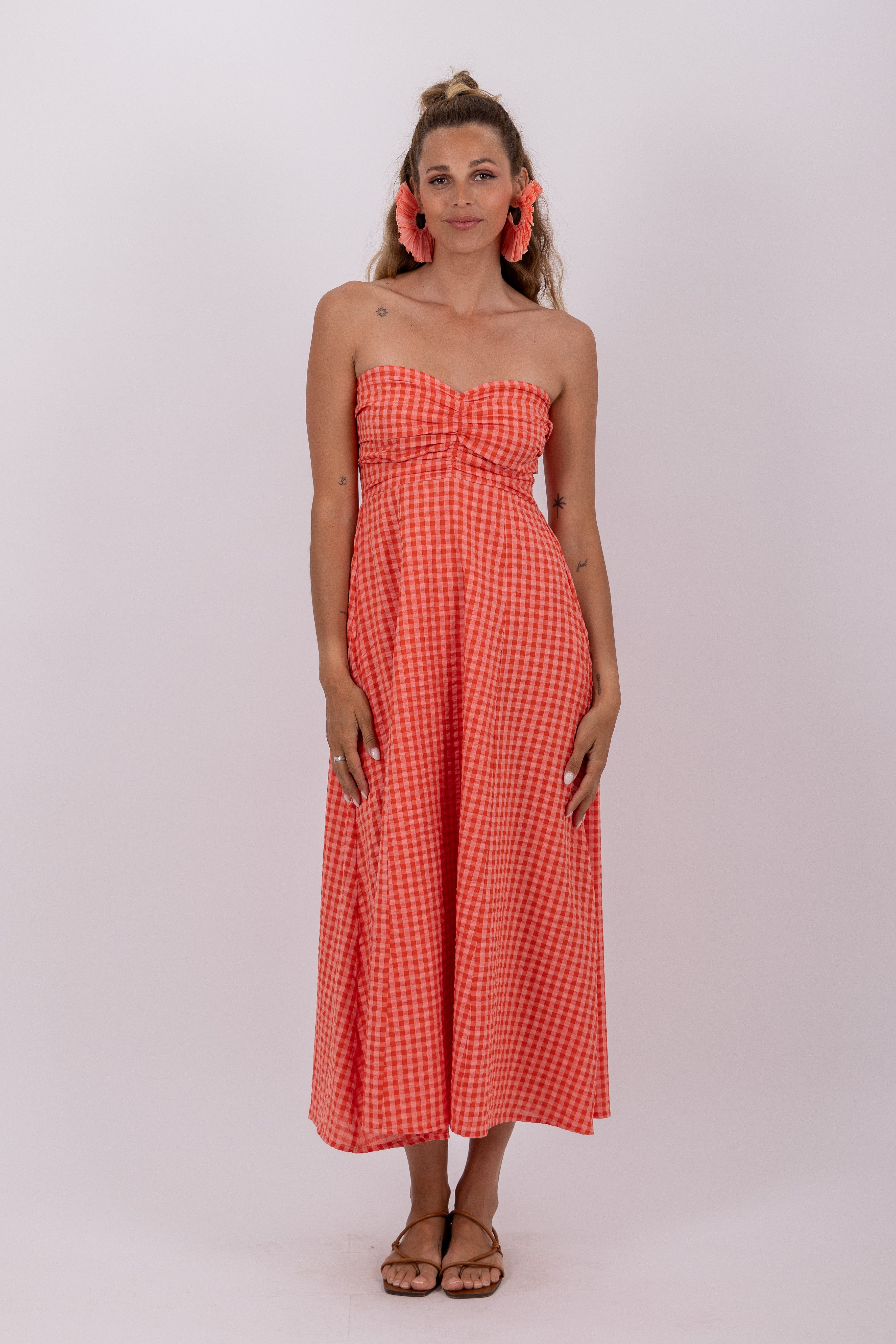 SUNDRESS S25009 AMELIE GINGHAM DRESS
