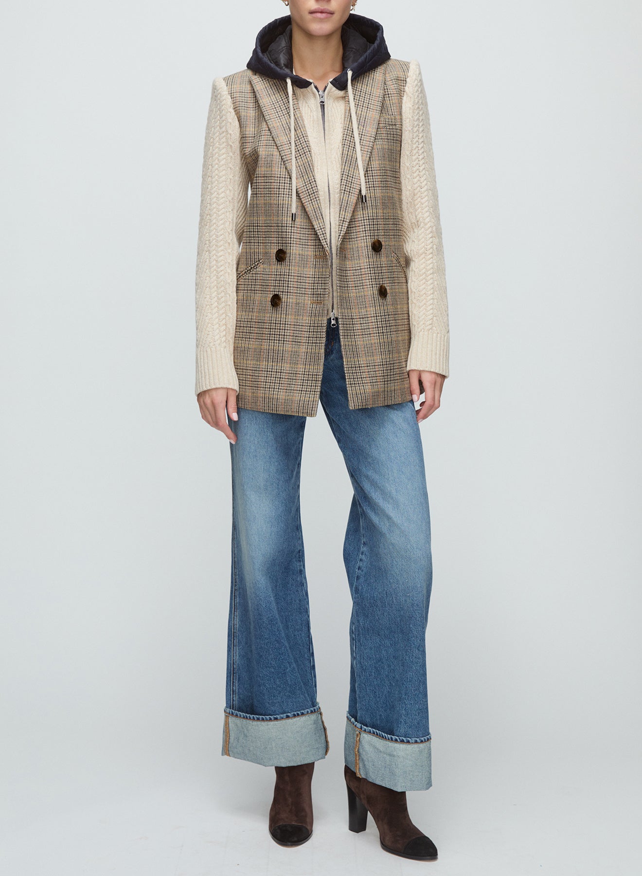 VERONICA BEARD ORINE HOODIE DICKEY 0230