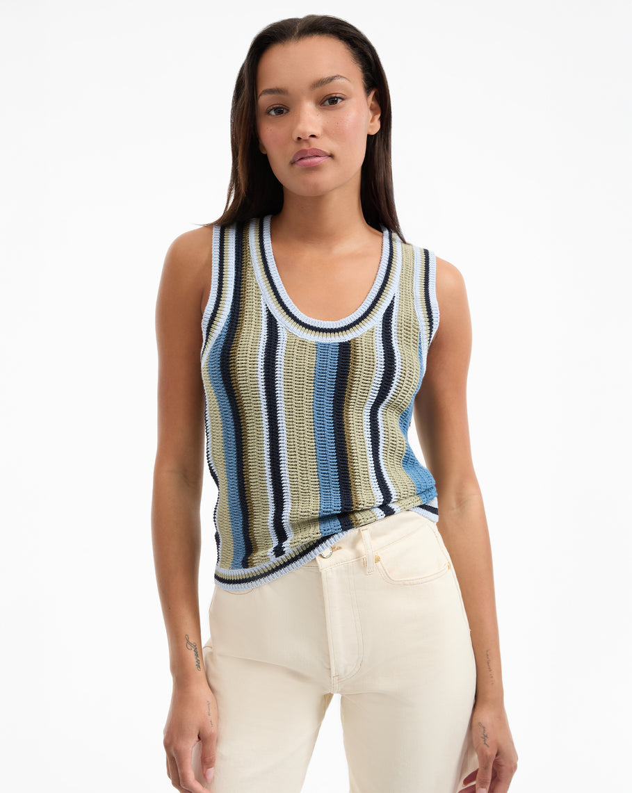 VERONICA BEARD 90639 NEVEAH KNIT TANK