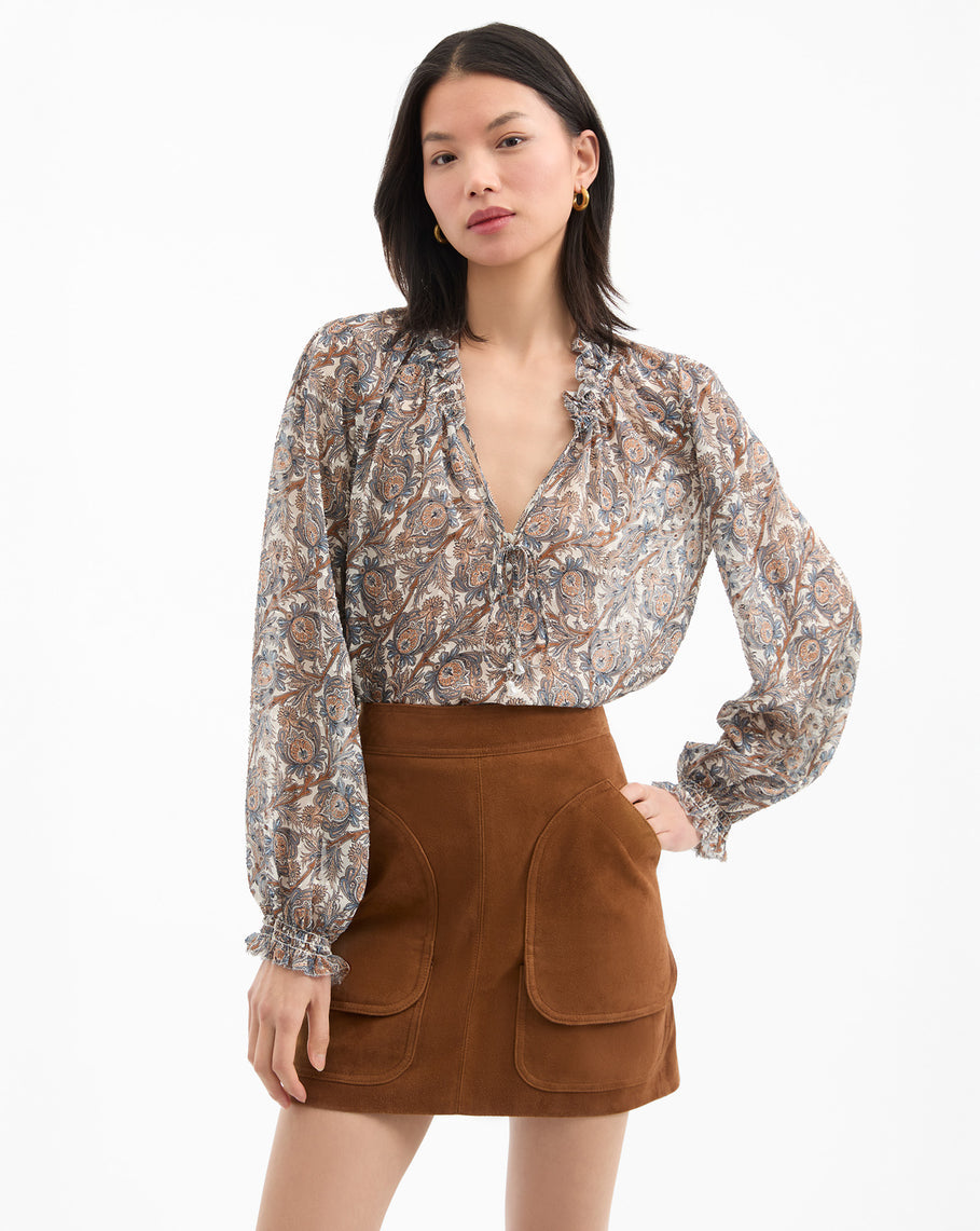 VERONICA BEARD 41304 HICKORY BLOUSE