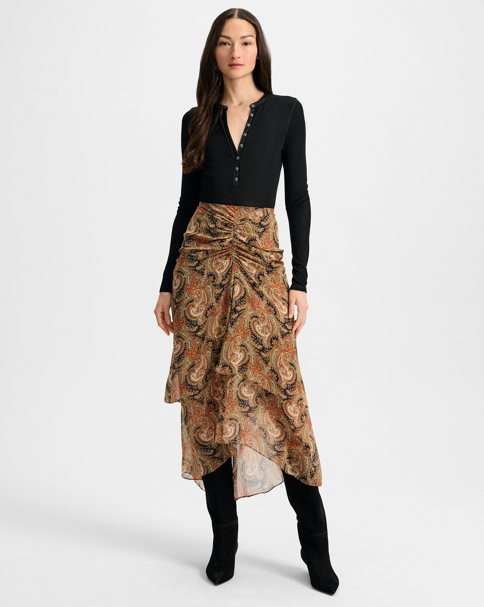 VERONICA BEARD SIRA SKIRT 0264
