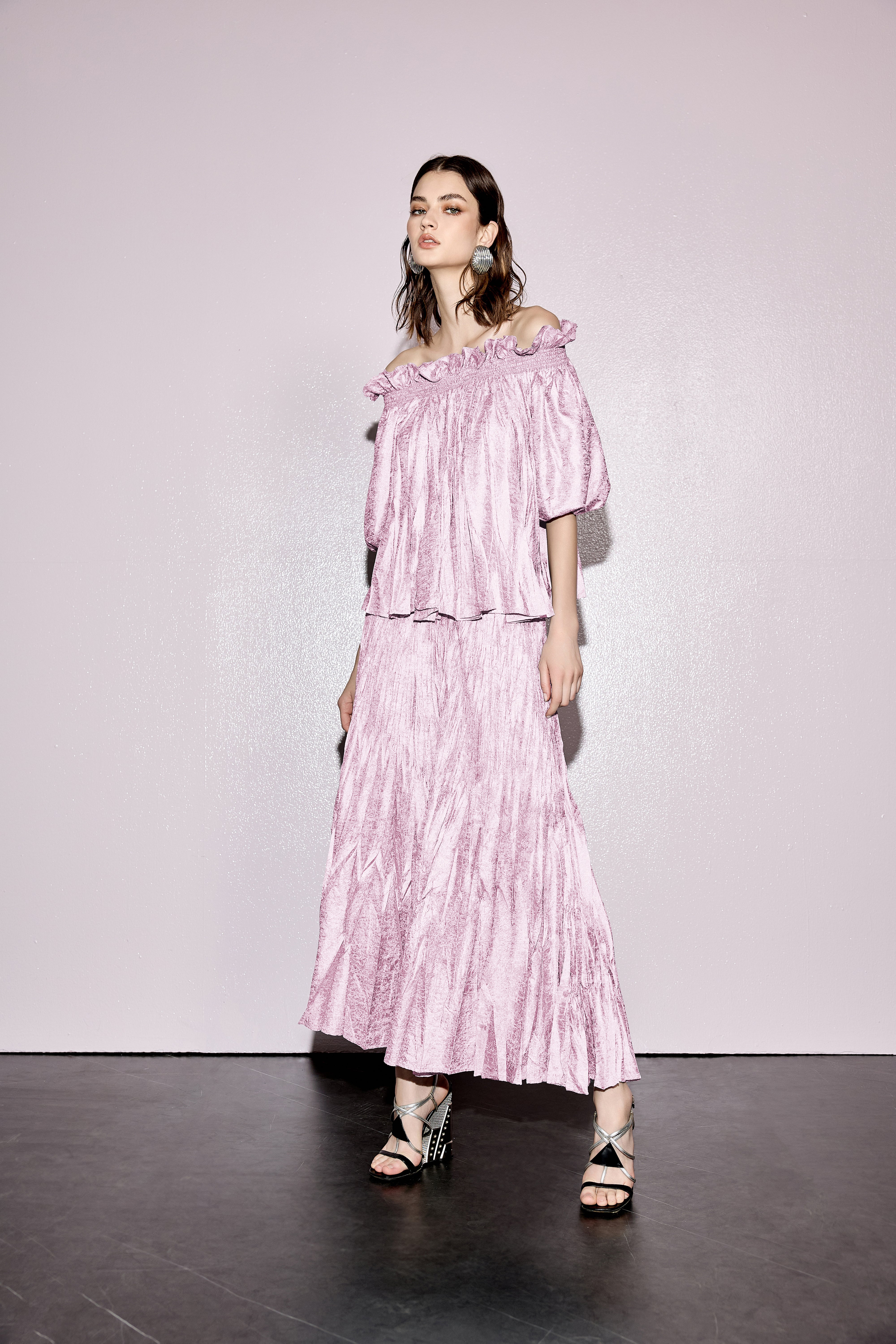 ZOELLE CRINKLE MAXI SKIRT