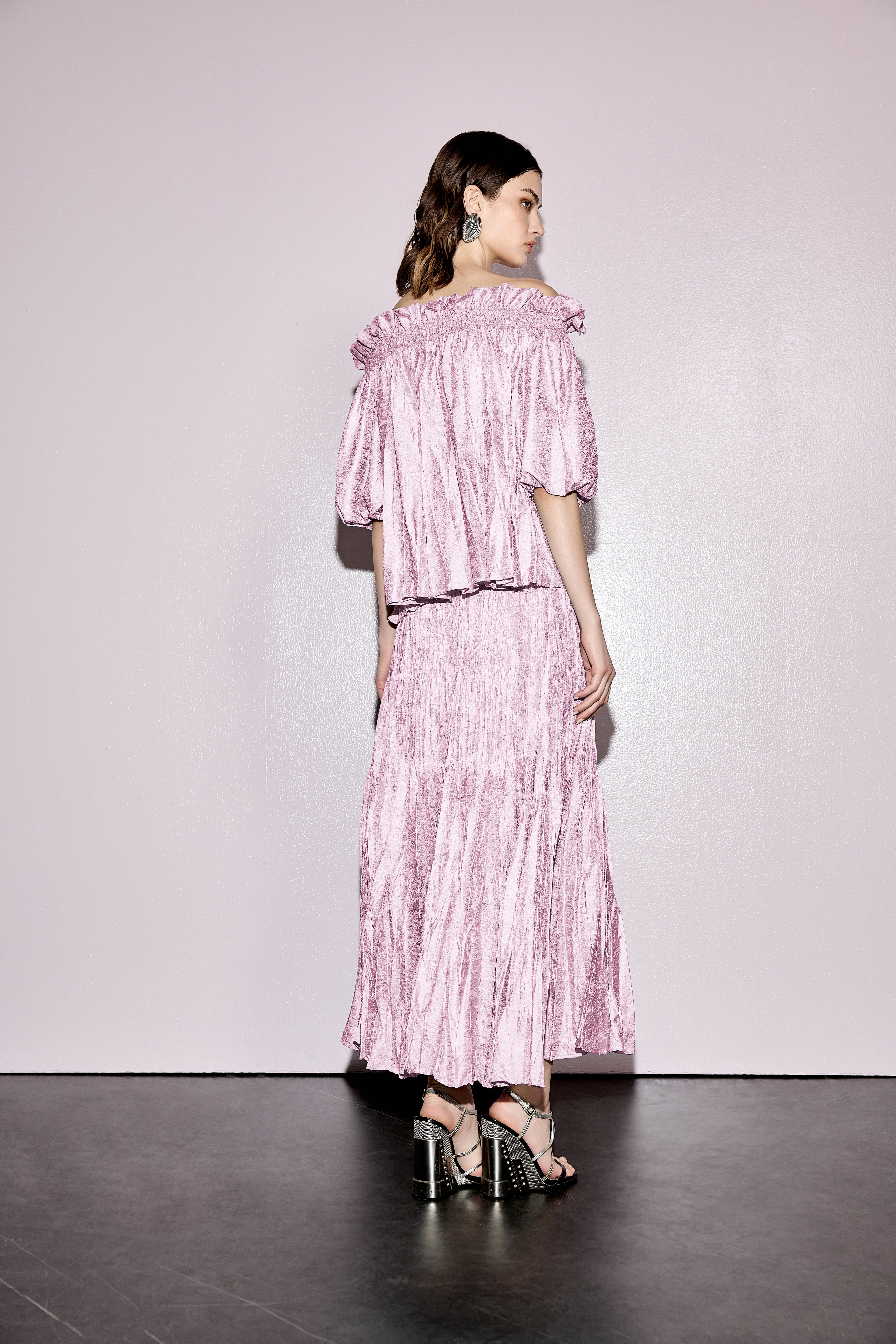 ZOELLE CRINKLE MAXI SKIRT