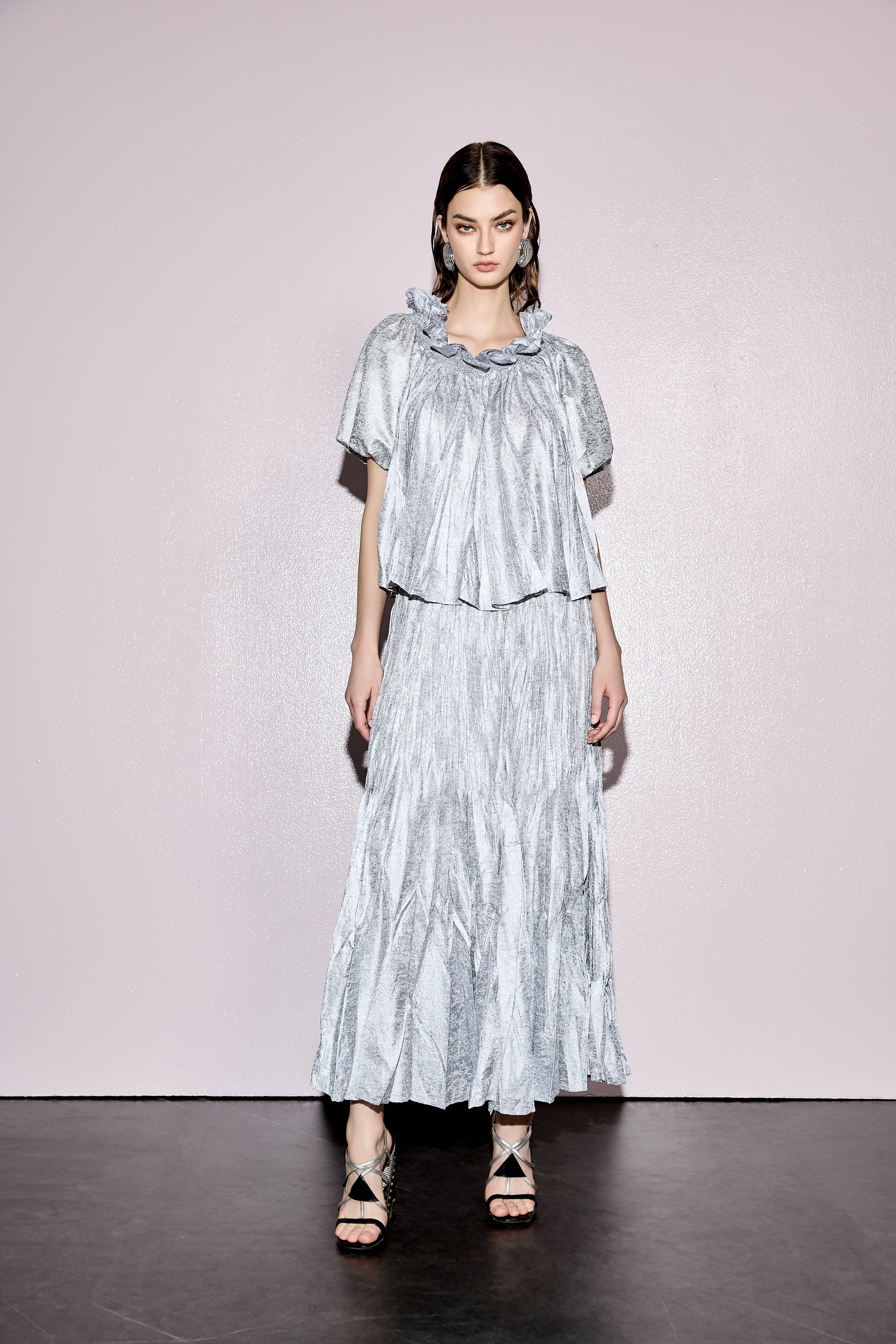 ZOELLE CRINKLE MAXI SKIRT