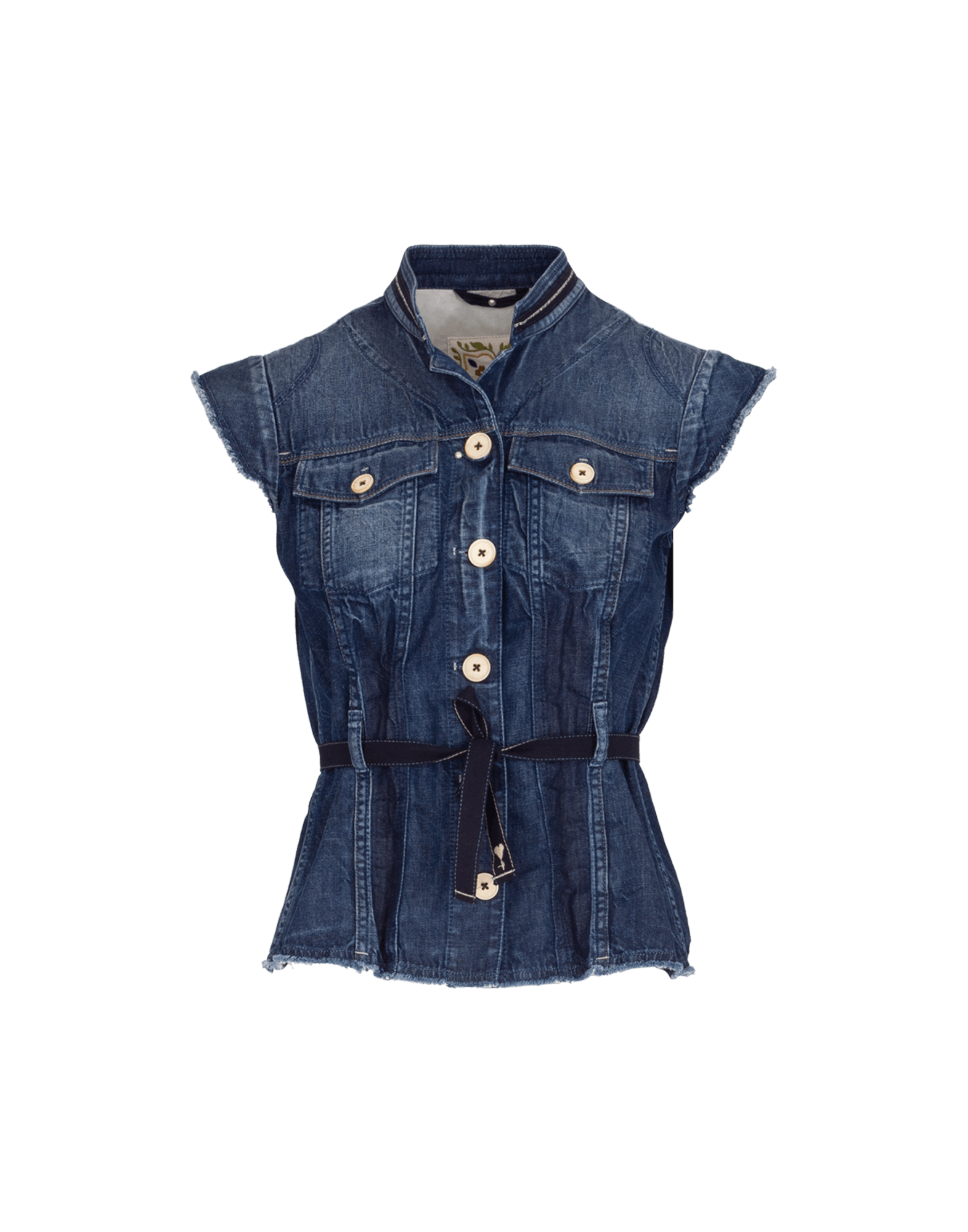 HIGH 737060 RAISE UP DENIM WAISTCOAT