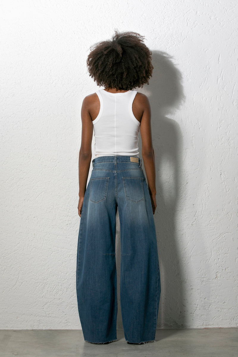 NOIR N BLEU ARIEL BALLOON JEANS