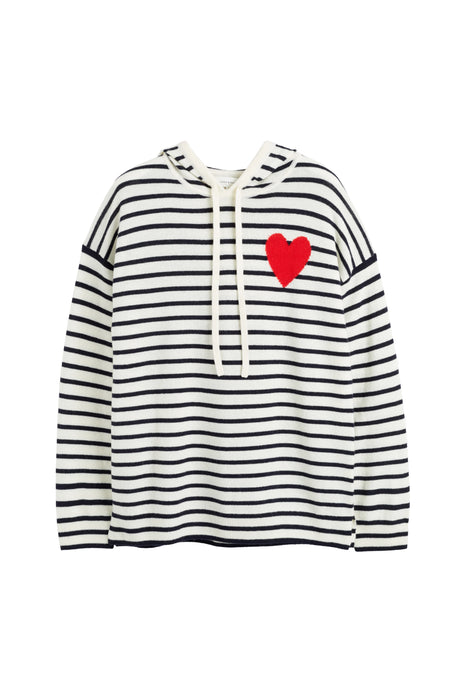 CHINTI & PARKER KAW2563 HEART BRETON HOODIE