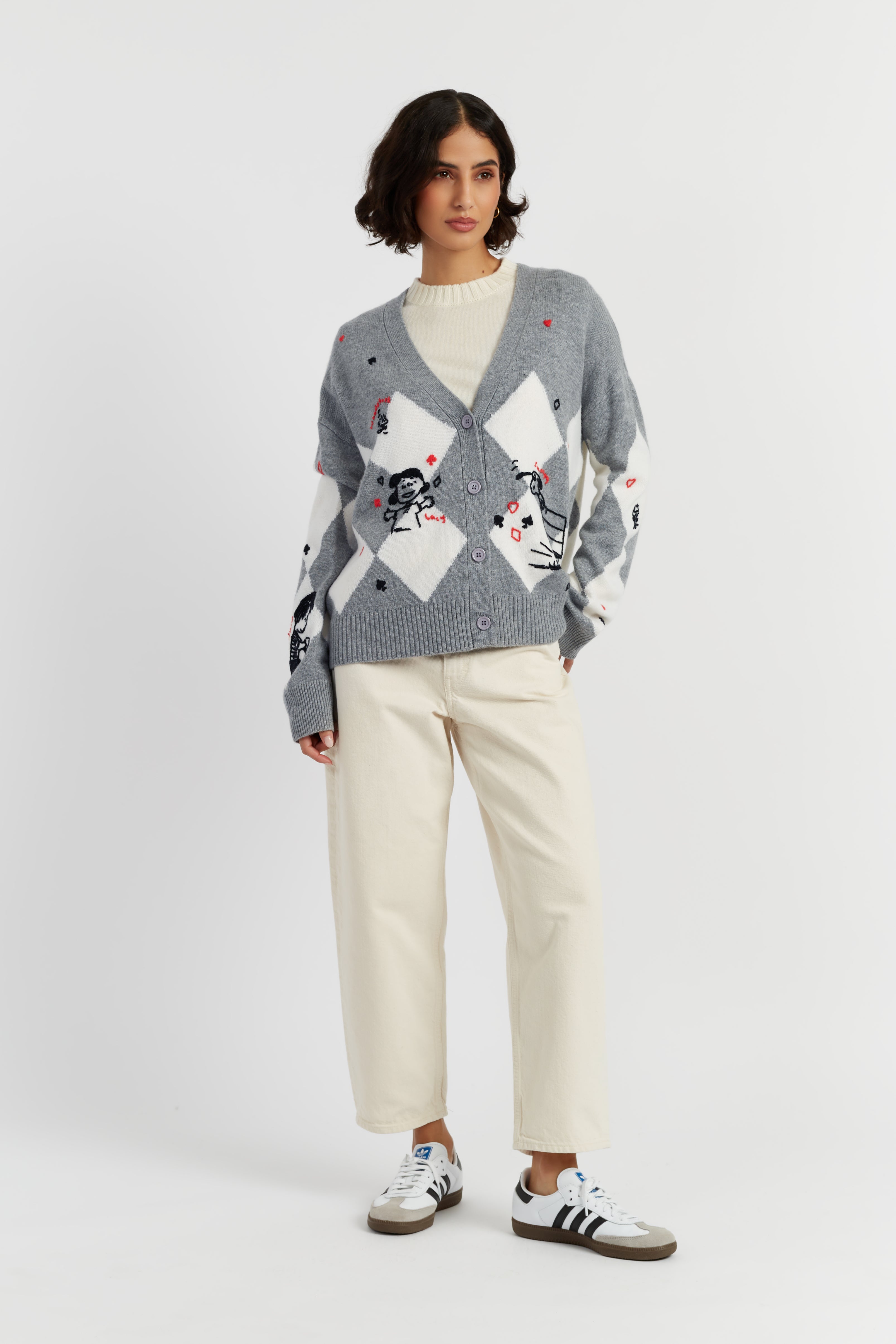 CHINTI & PARKER KAW2526 PEANUTS POKER CARDI