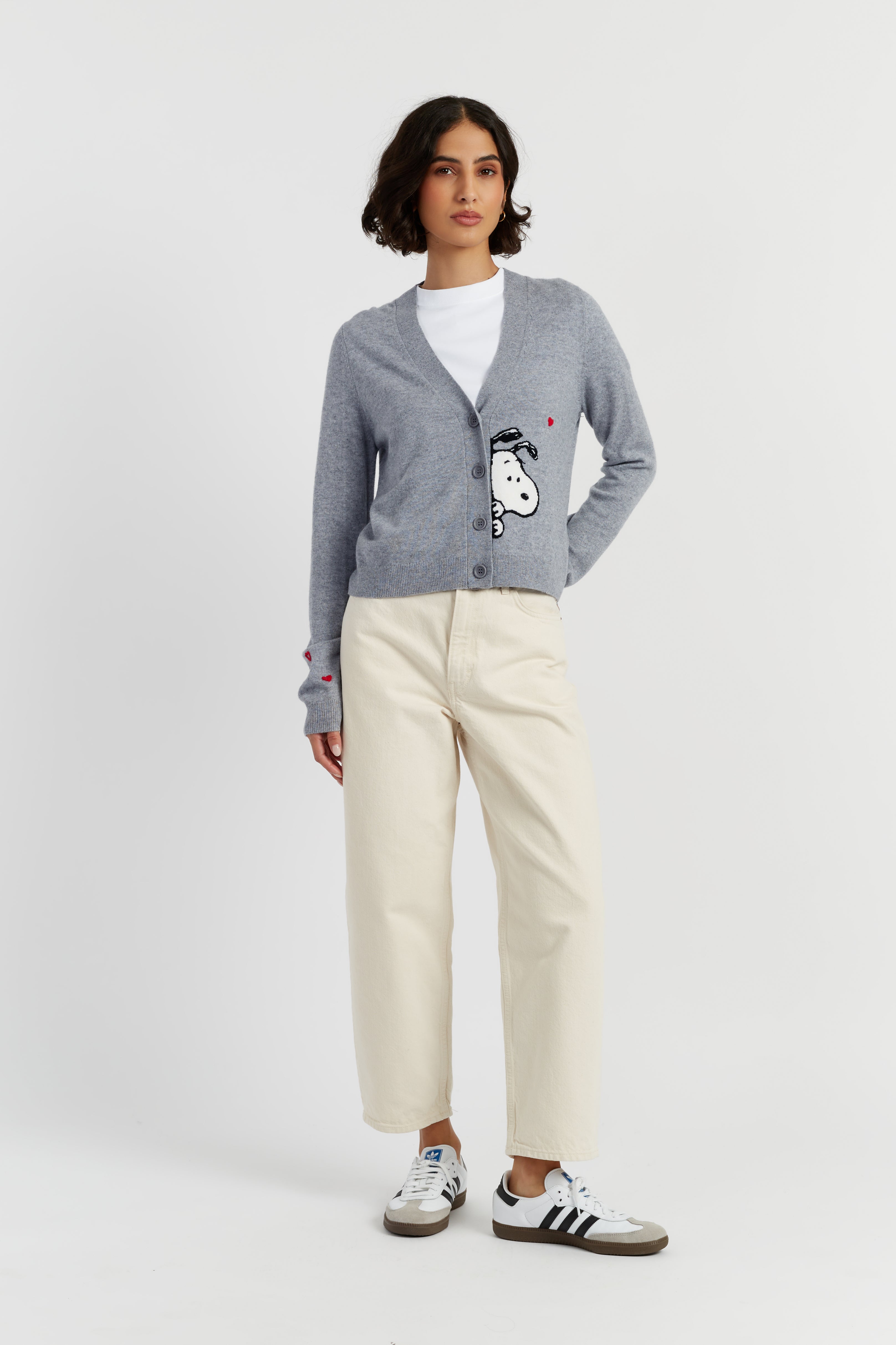 CHINTI & PARKER KAW2535 SNOOPY PEEK CARDI