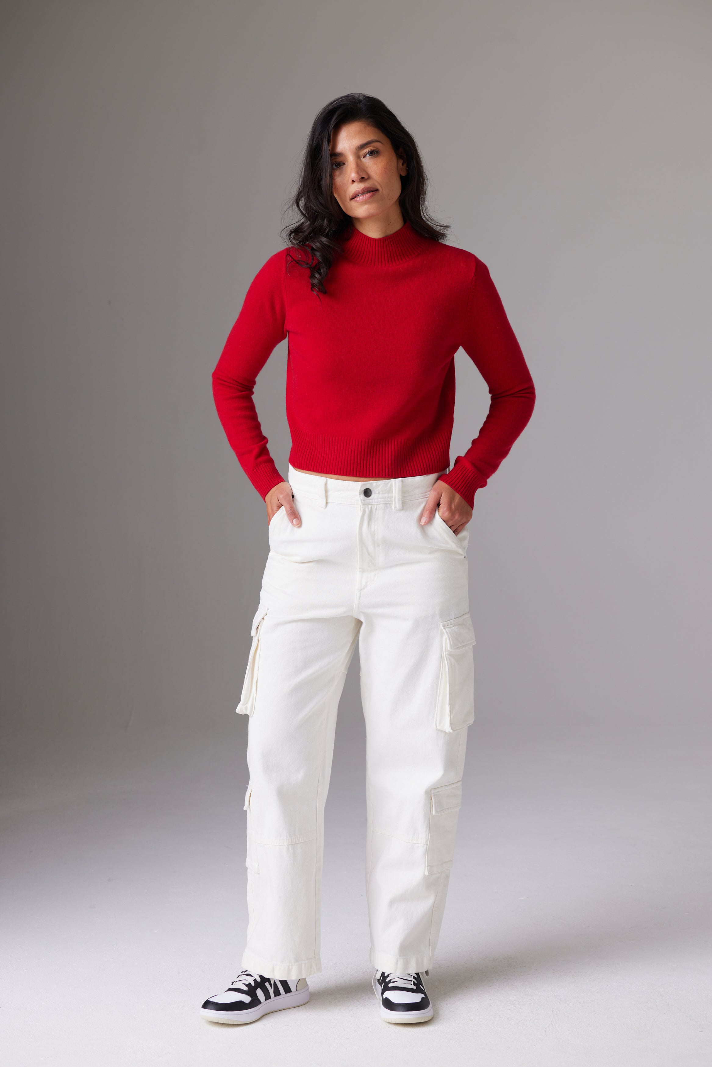 COLORUSH WOMAD FUNNEL NECK