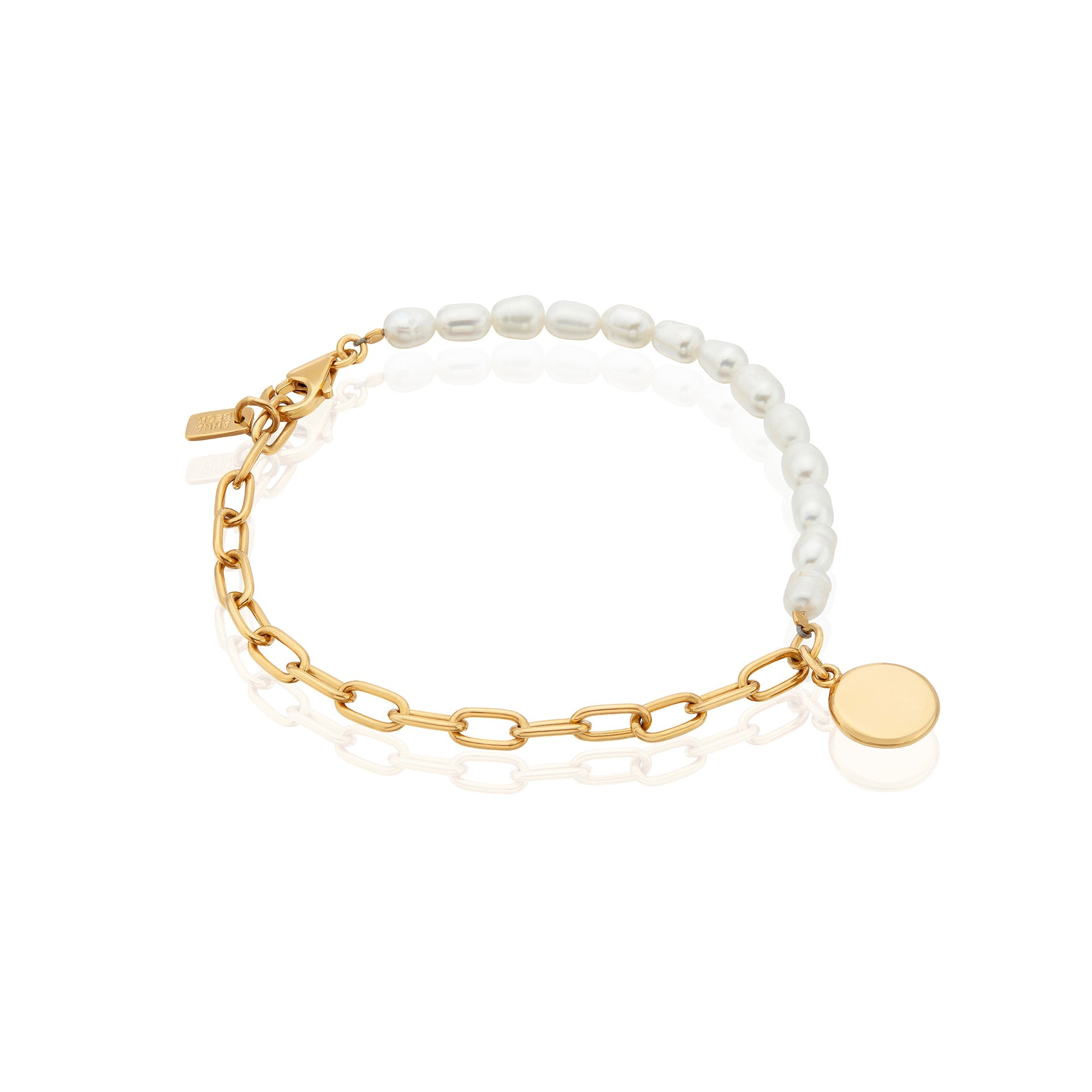 ANNA BECK BR10147 BEAD AND CHAIN BRACELET