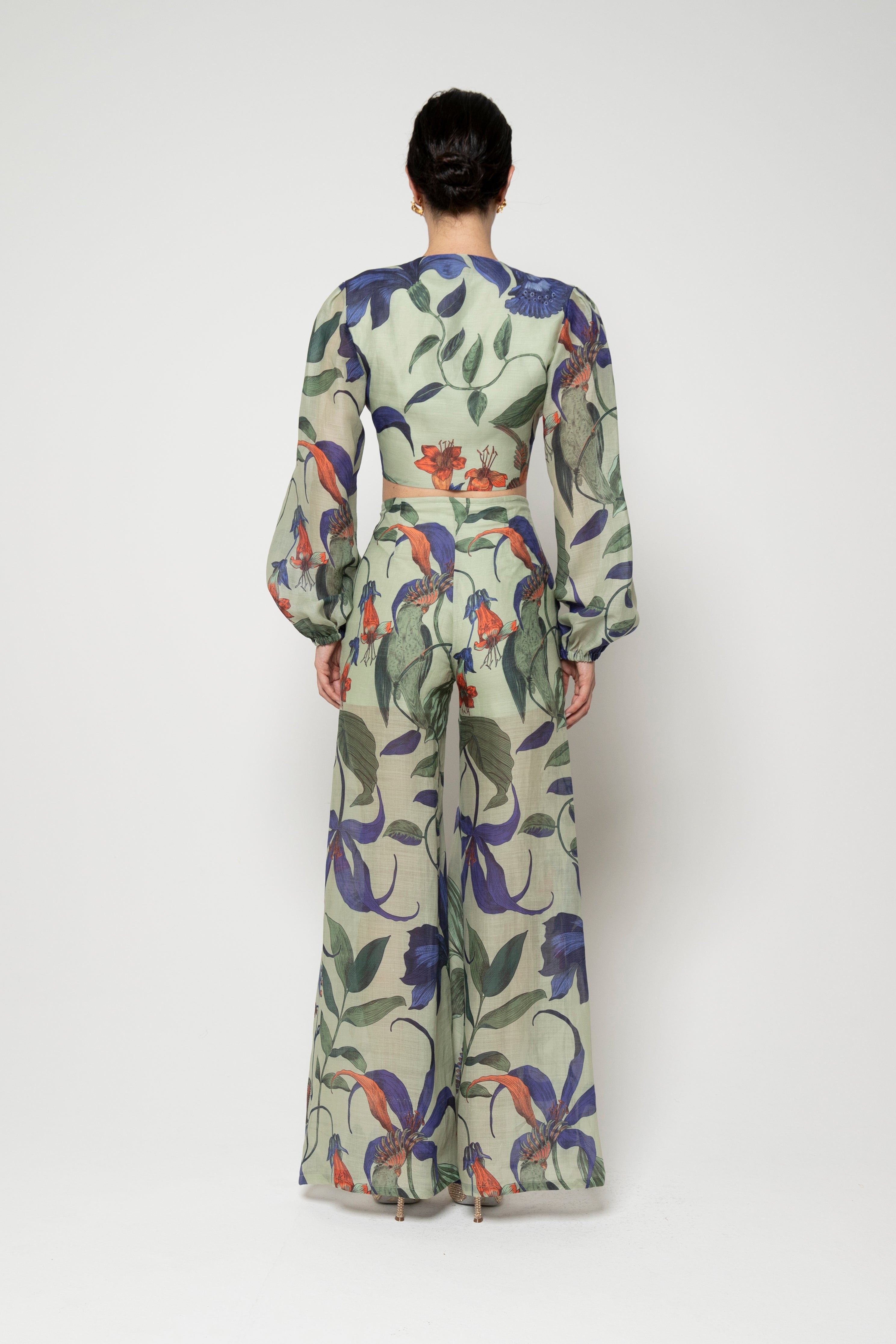 LAVI FRANGIPANE PRINT TROUSER