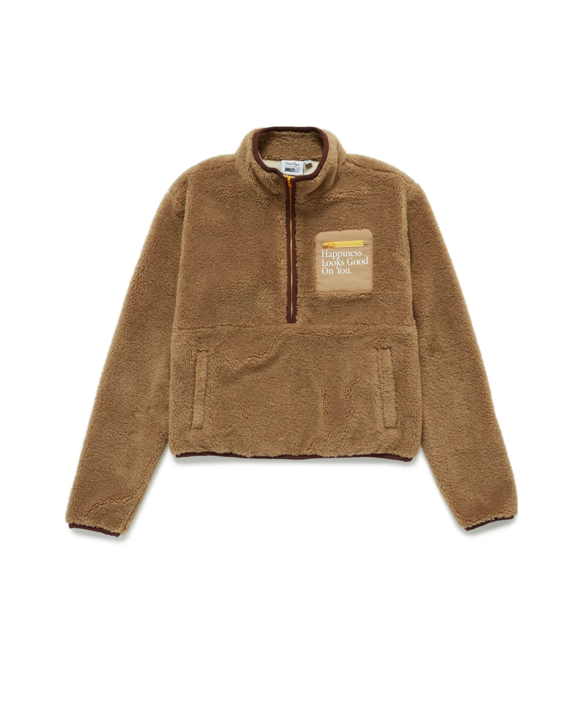 SAMII RYAN SMILEY SUNSHINE SHERPA JACKET