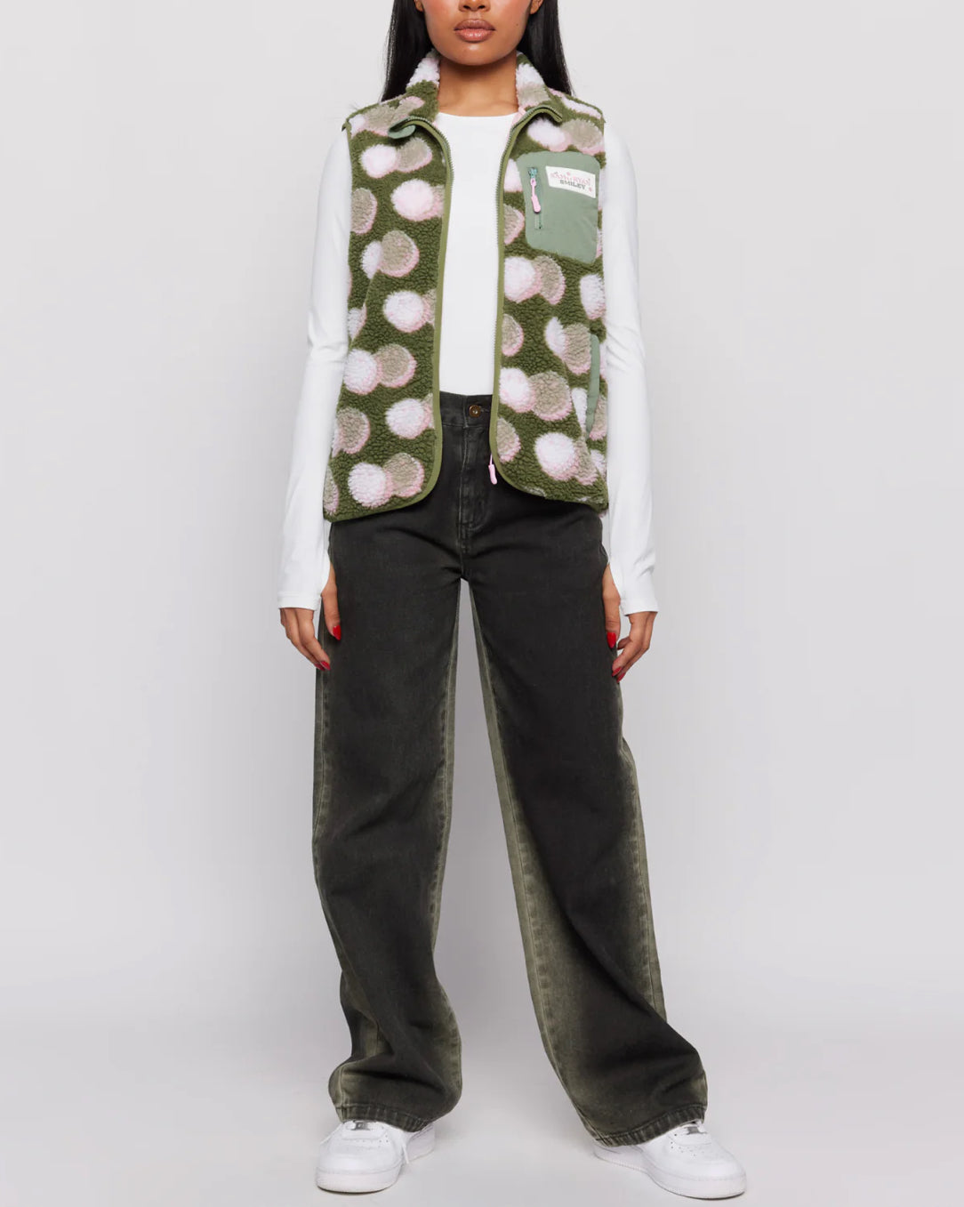 SAMII RYAN SMILEY JACQUARD SHERPA