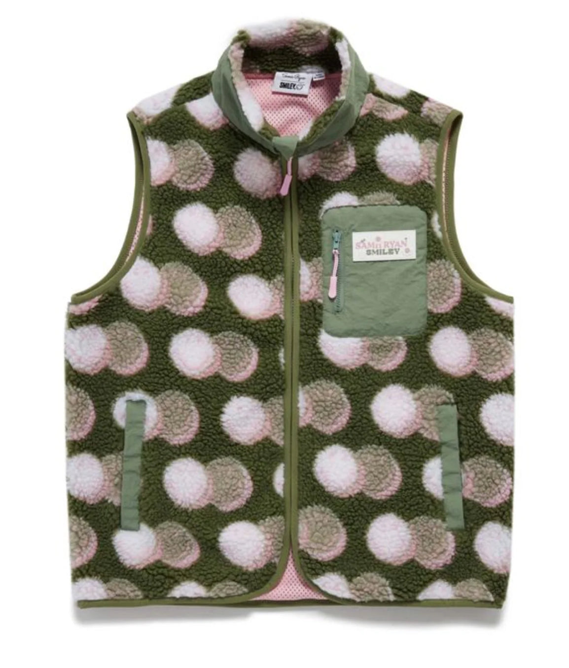 SAMII RYAN SMILEY JACQUARD SHERPA