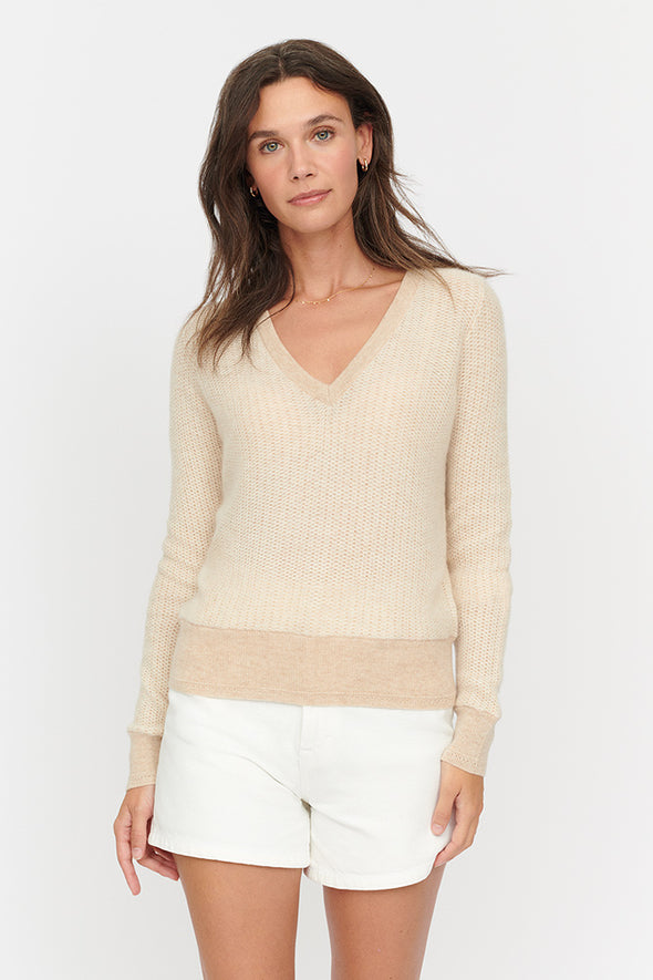 &ISLA CLARA TUCK STITCH VEST