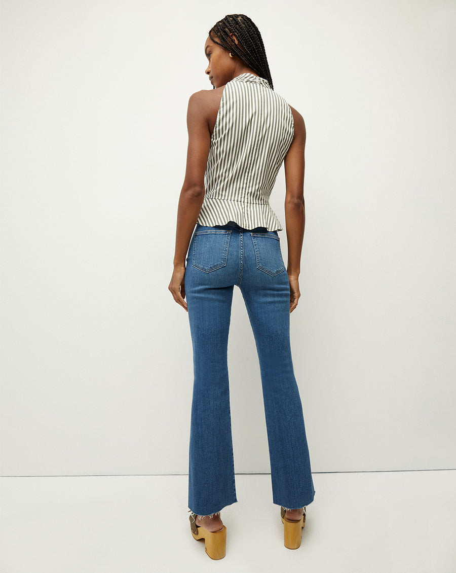 VERONICA BEARD CARSON ANKLE FLAIR RAW HEM 37SY