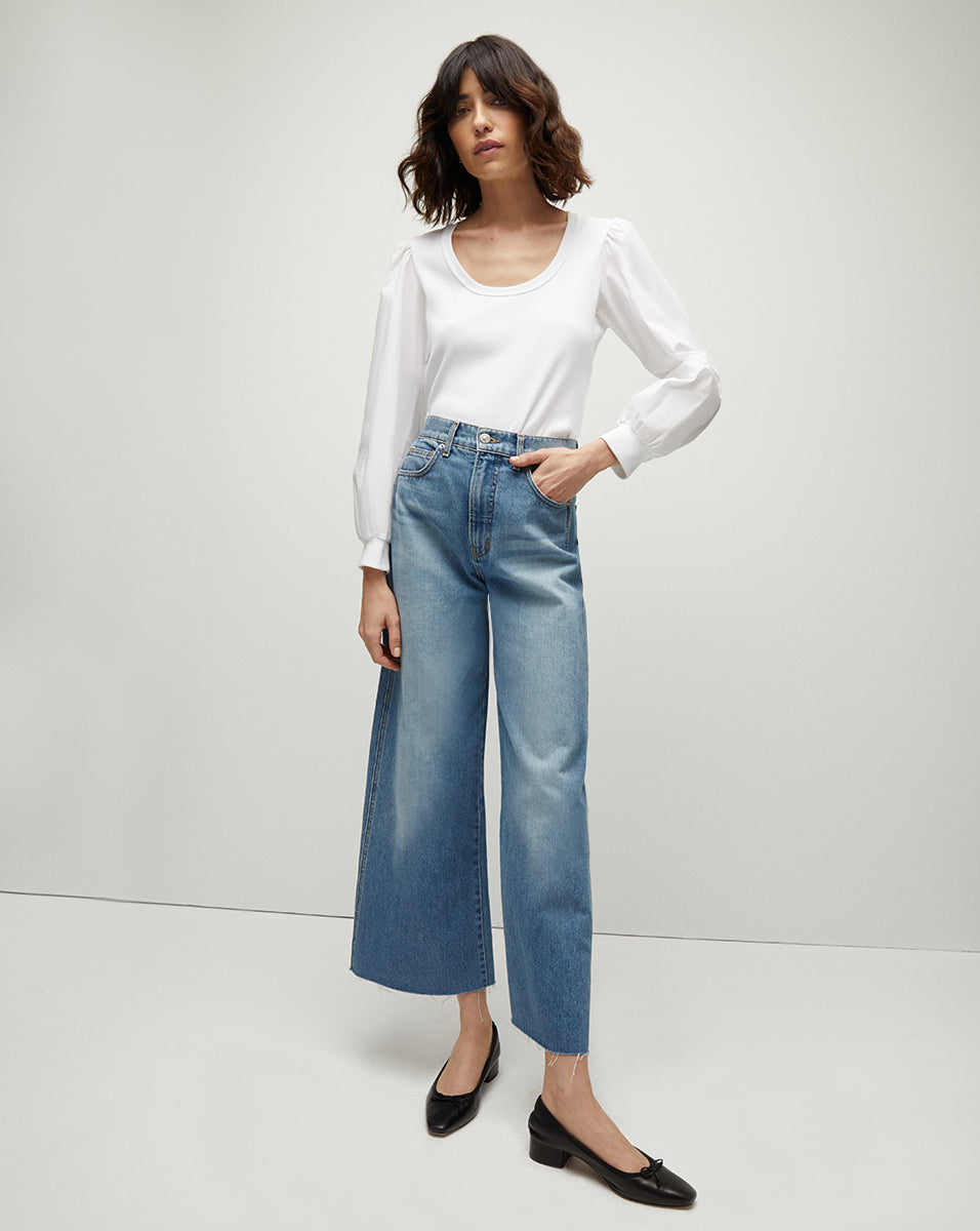 VERONICA BEARD TAYLOR CROP HI RISE 52ES