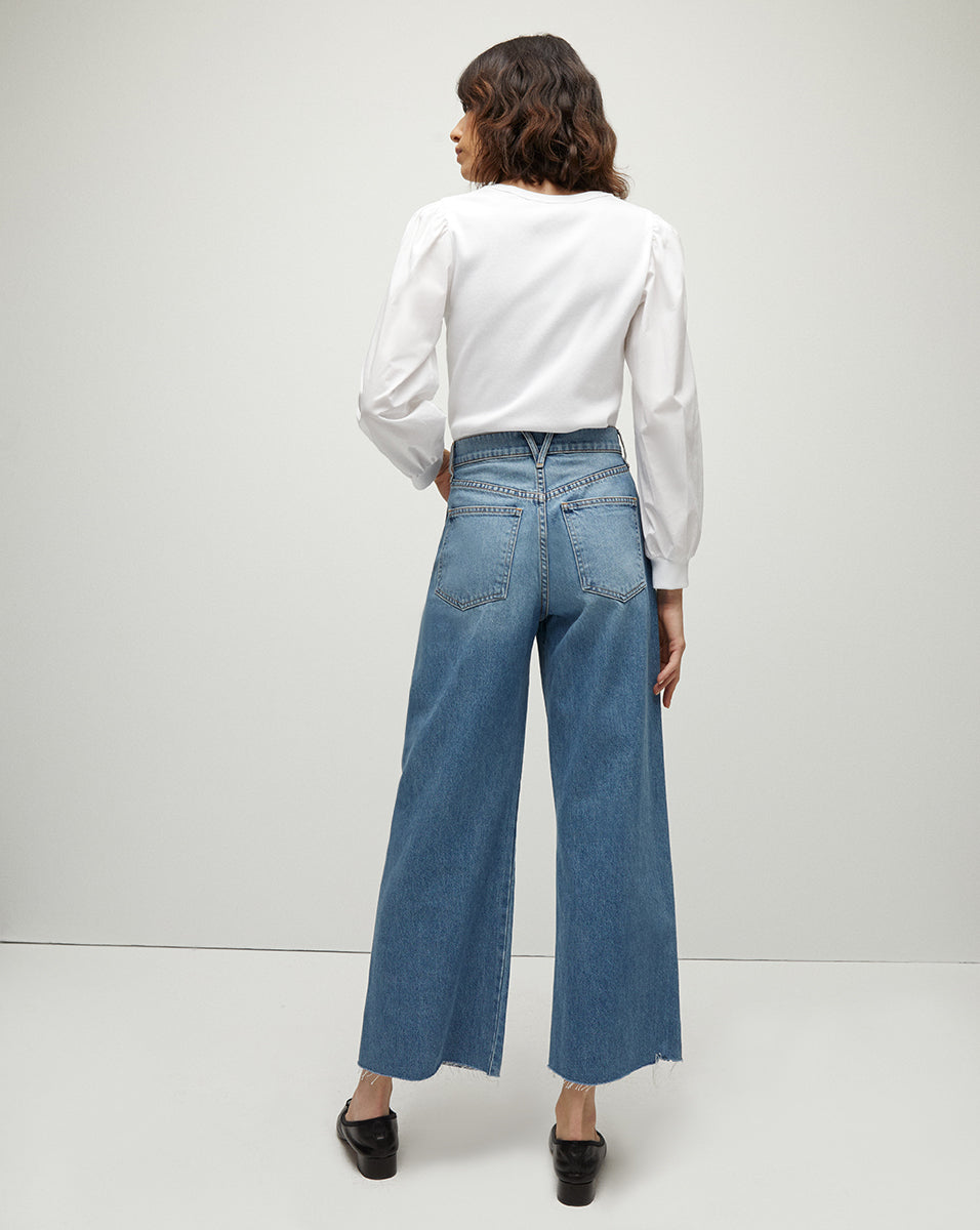 VERONICA BEARD TAYLOR CROP HI RISE 52ES