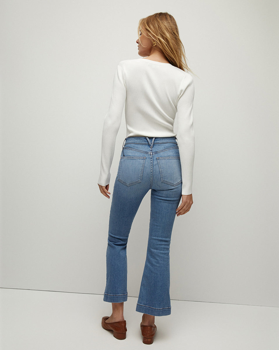 VERONICA BEARD CARSON ANKLE FLARE 37AM