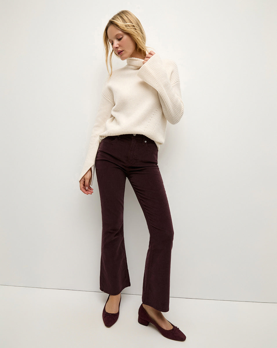 VERONICA BEARD CARSON ANKLE FLARE 37PU