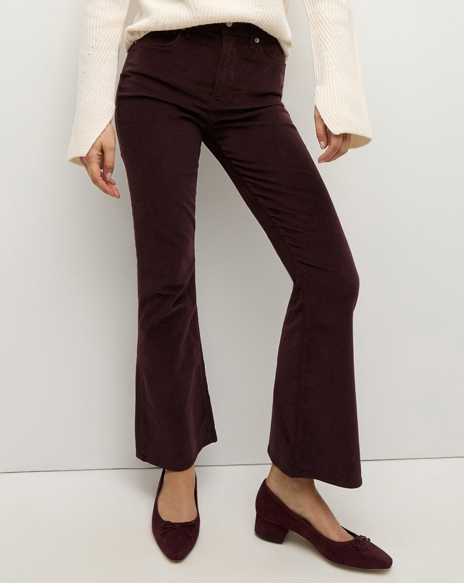 VERONICA BEARD CARSON ANKLE FLARE 37PU