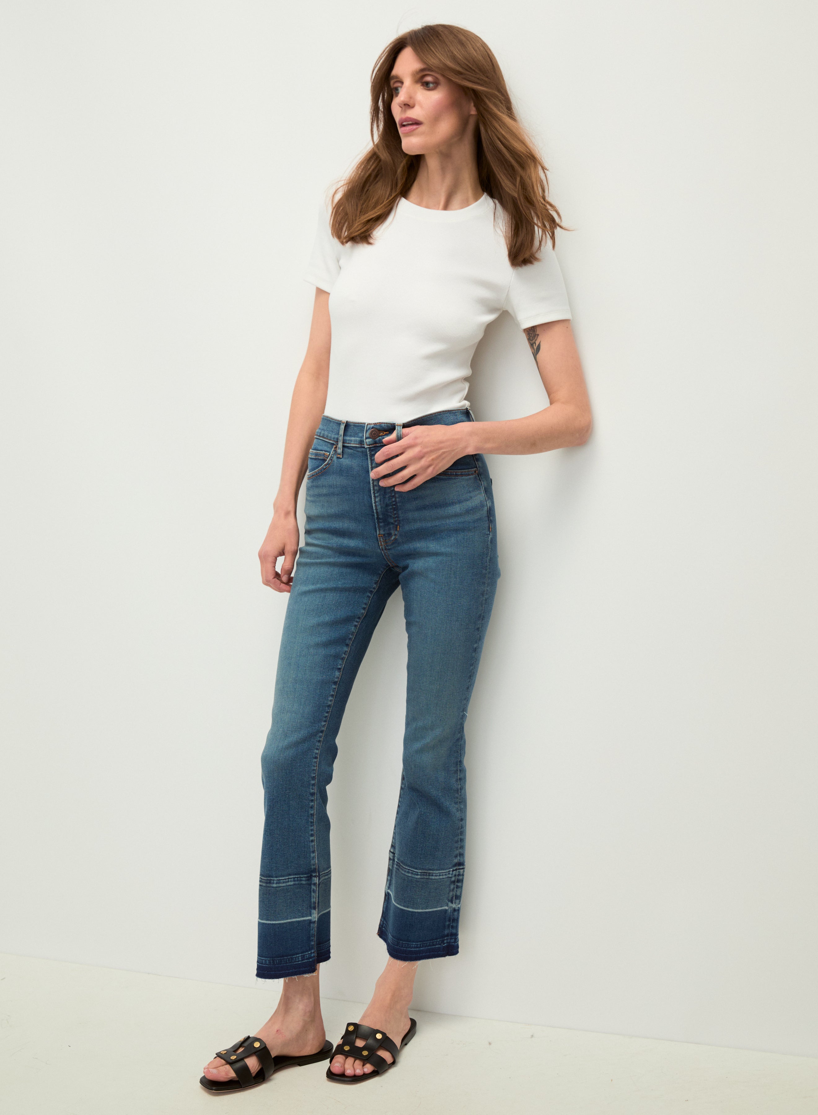 VERONICA BEARD CAROLINA ANKL HR SKINNY