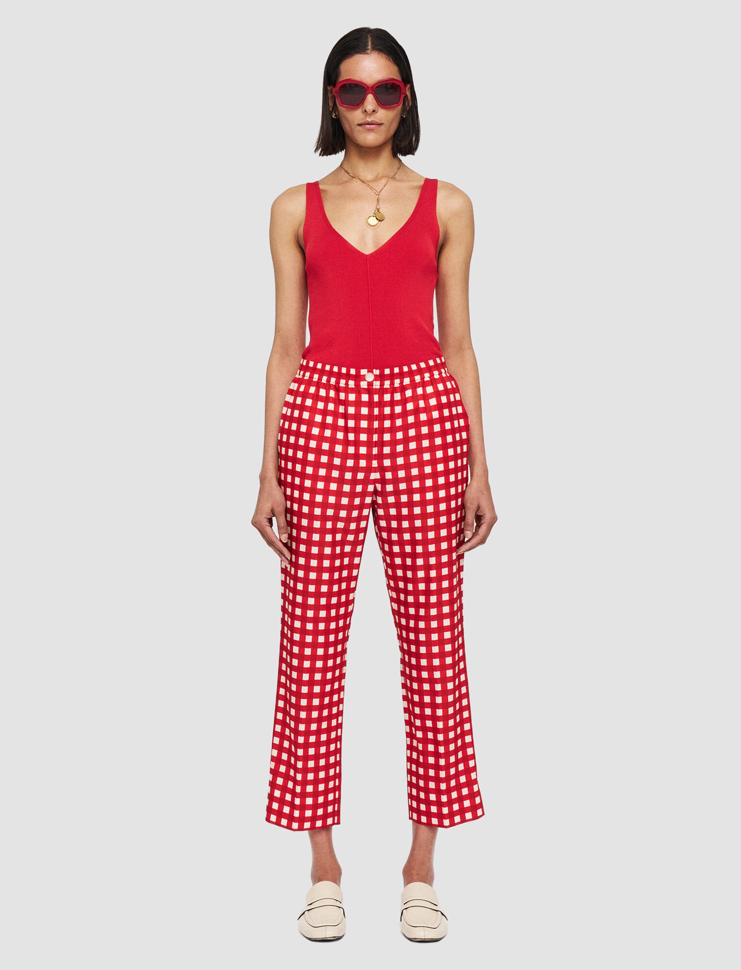 JOSEPH TOTTENHAM CHECK PANT JF008160
