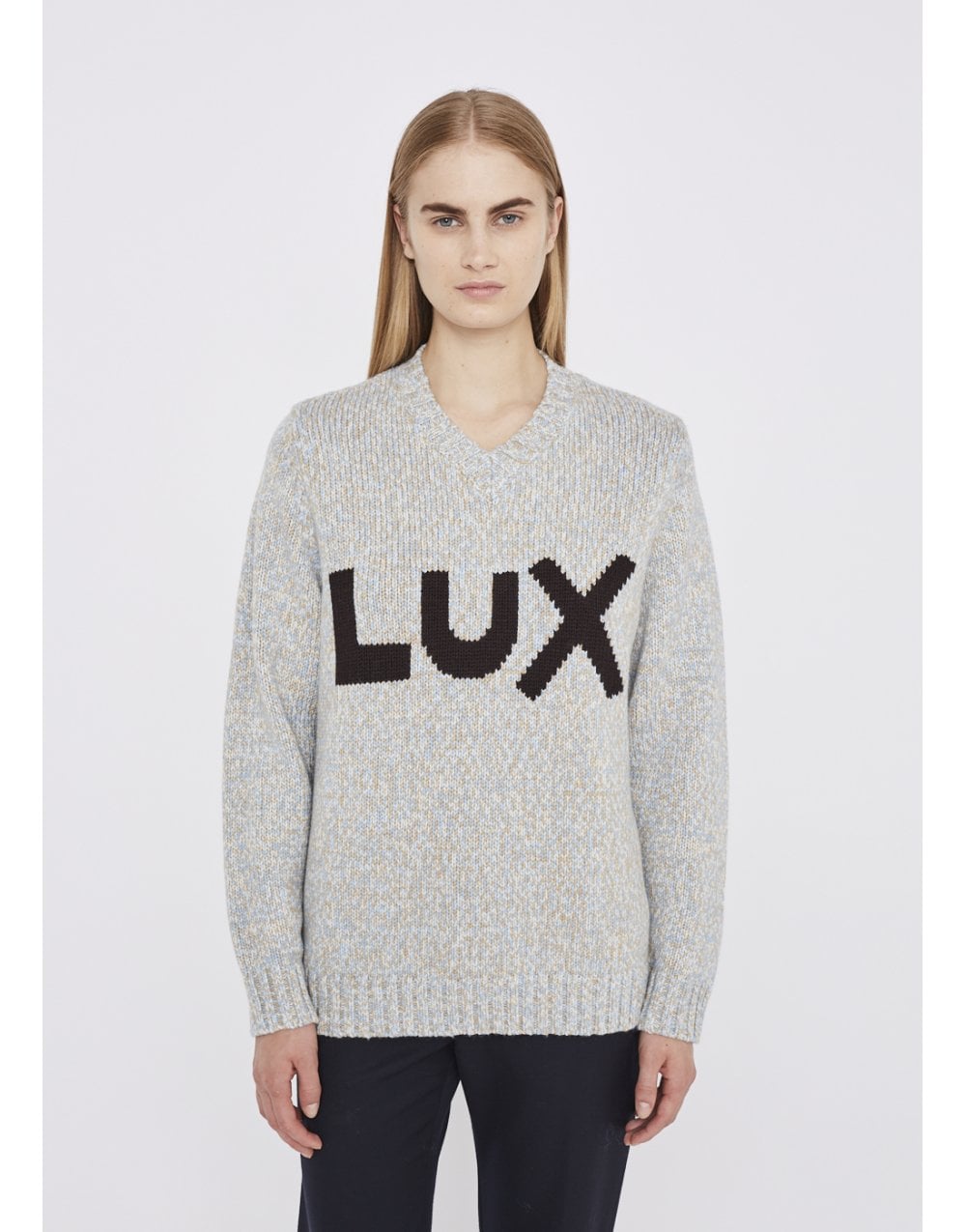 BELLA FREUD MELANGE VN LUX JUMPER