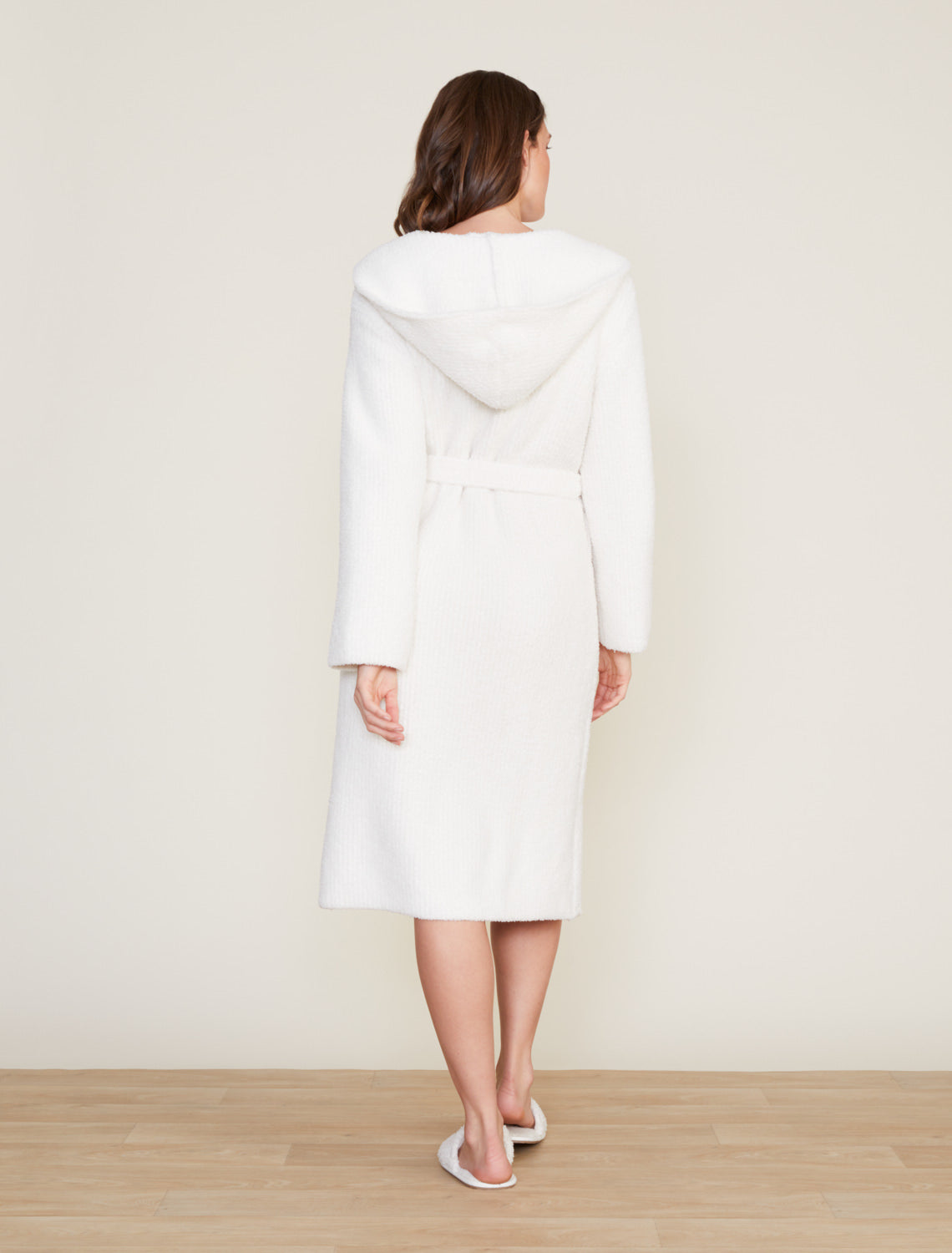 BAREFOOT DREAMS COSY CHIC RIB HOODED ROBE