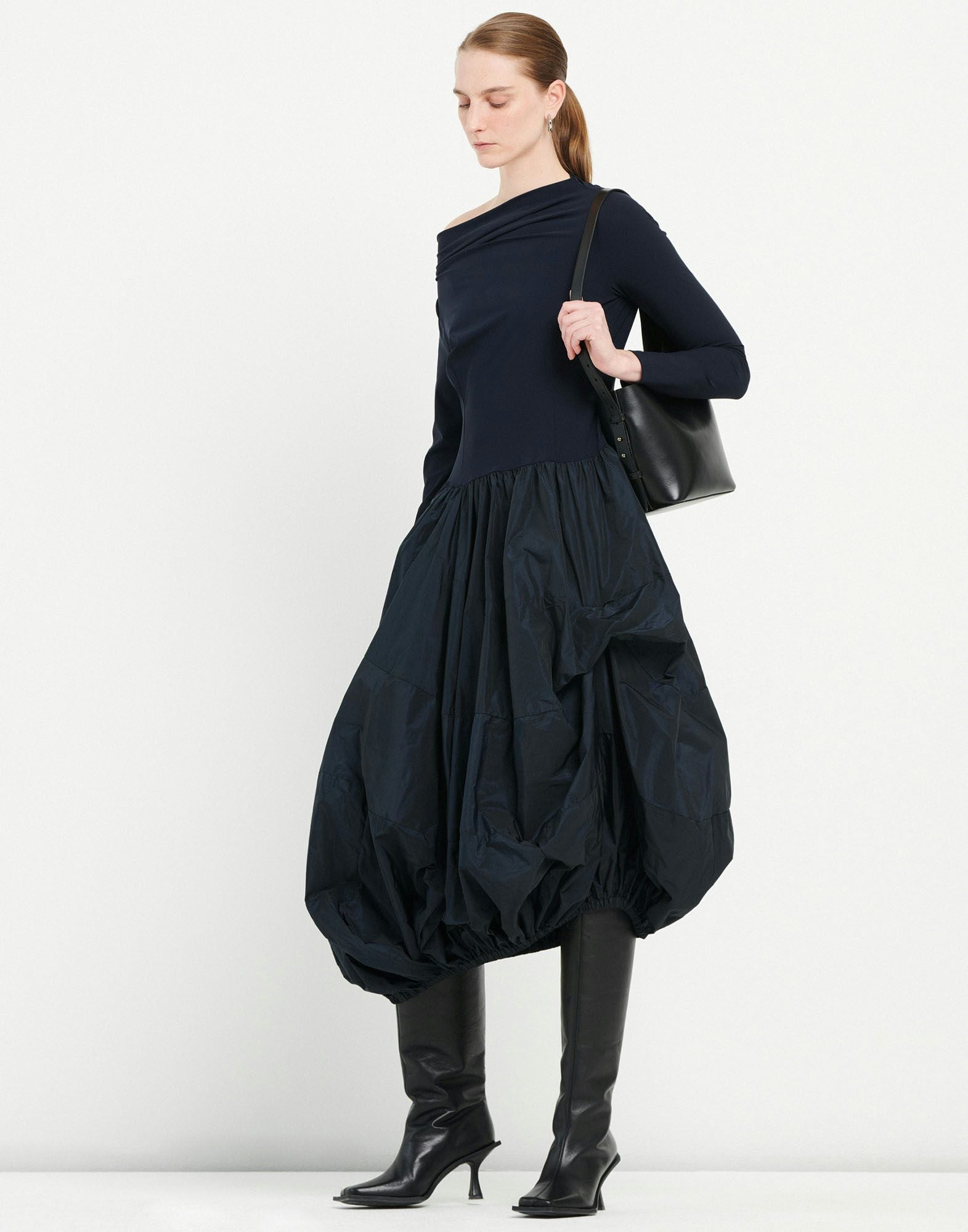 HIGH GRID LS DRESS S21832
