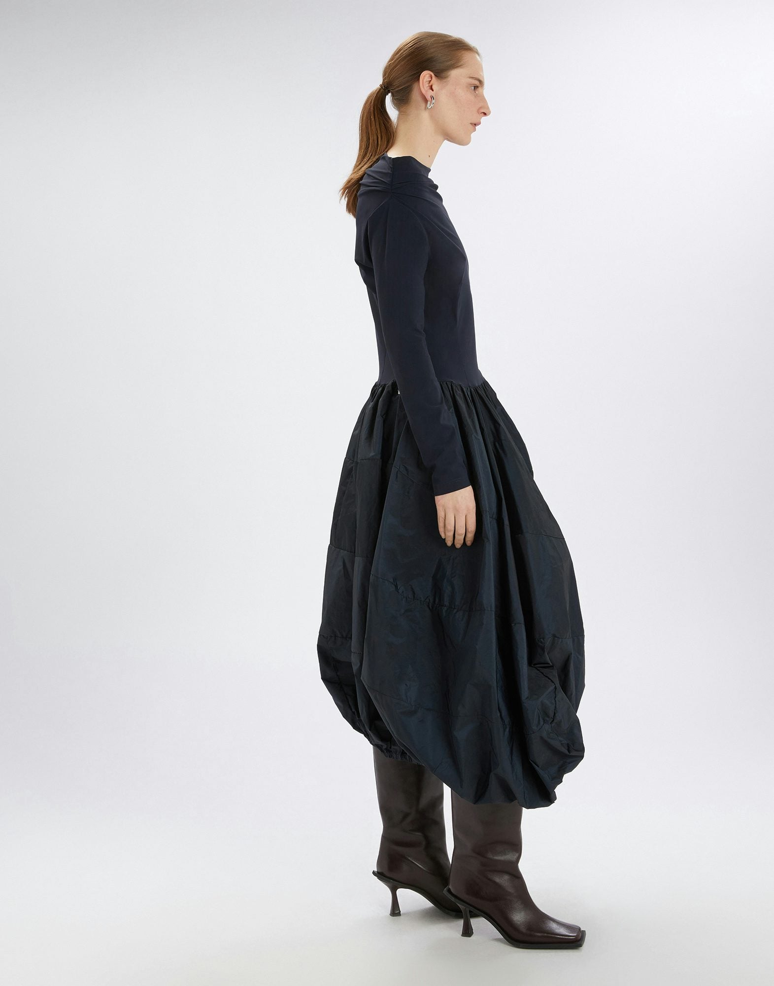 HIGH GRID LS DRESS S21832