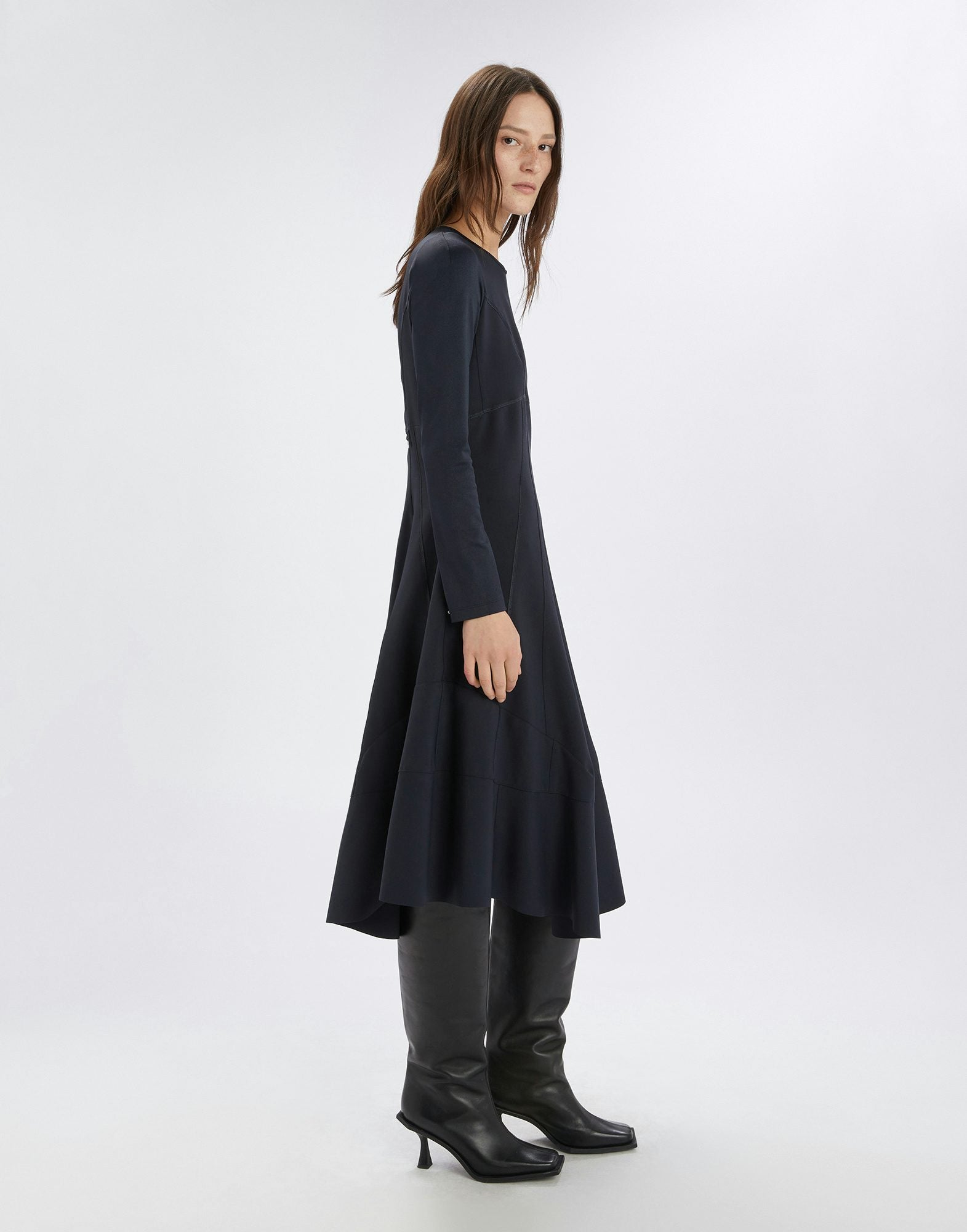HIGH SYNCHRO LS DRESS S21834