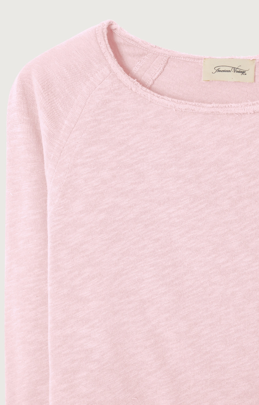 AMERICAN VINTAGE SON31GH25 LS BOAT NECK TSHIRT