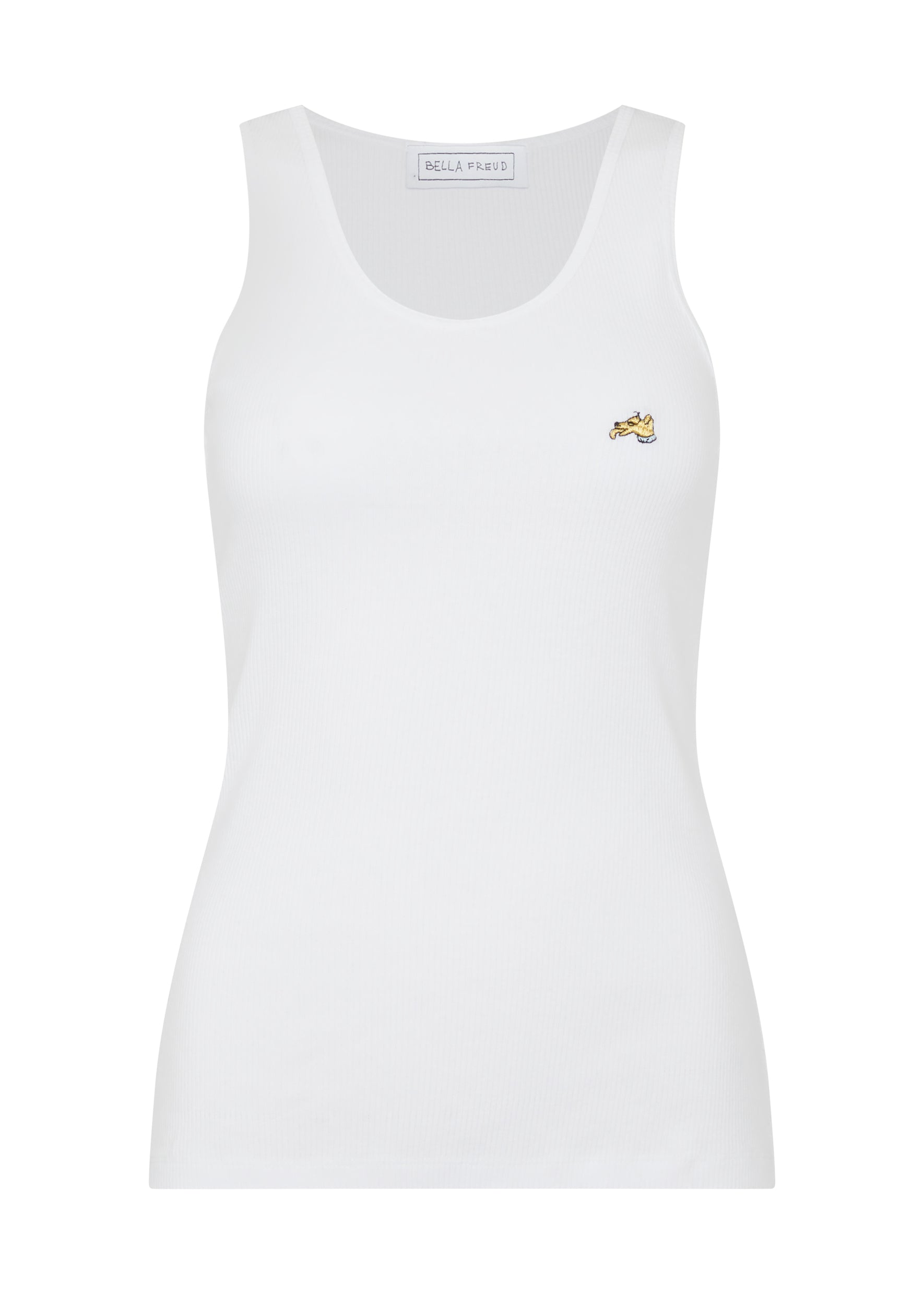 BELLA FREUD DOG LOGO RIB VEST