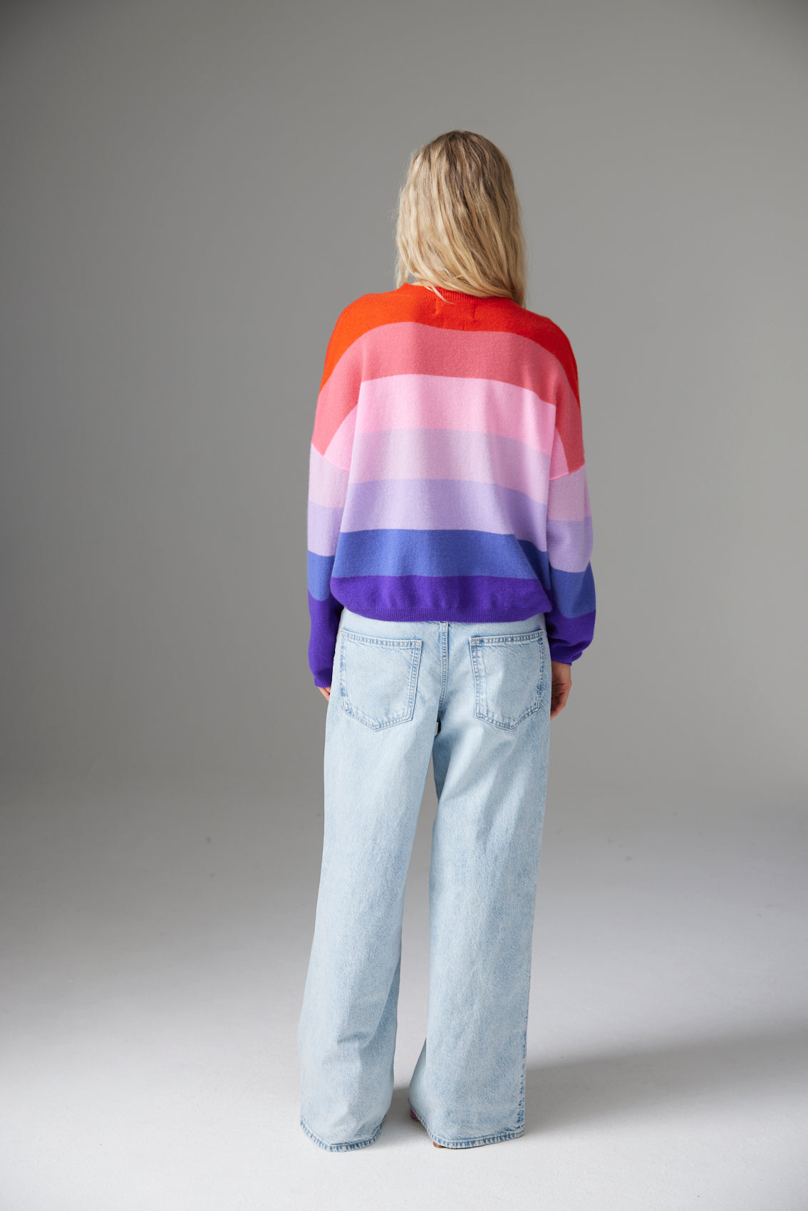 COLORUSH STRIPE  DEEP VEE PO