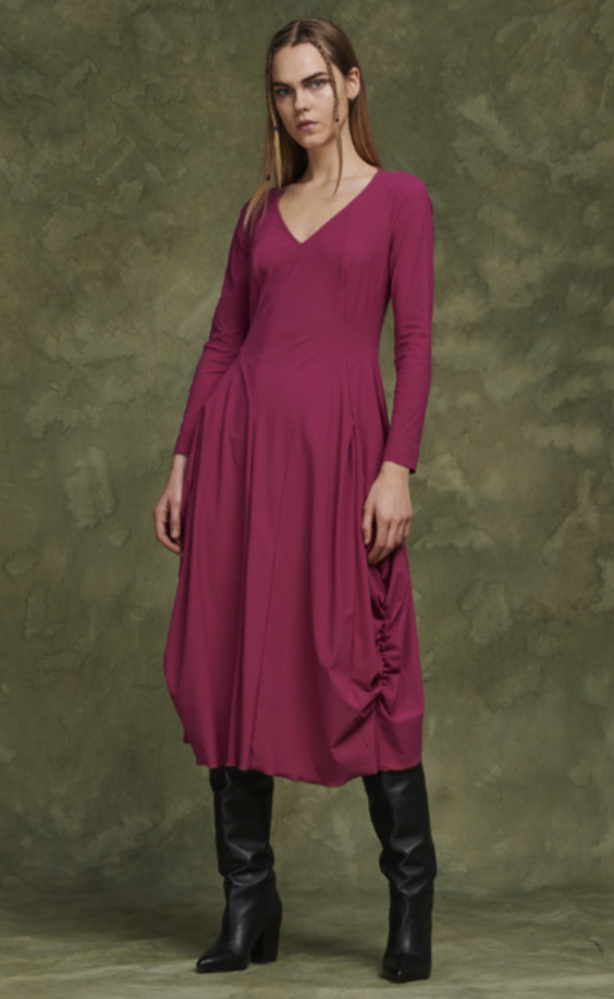 HIGH S21725 AT-LENGTH DRESS