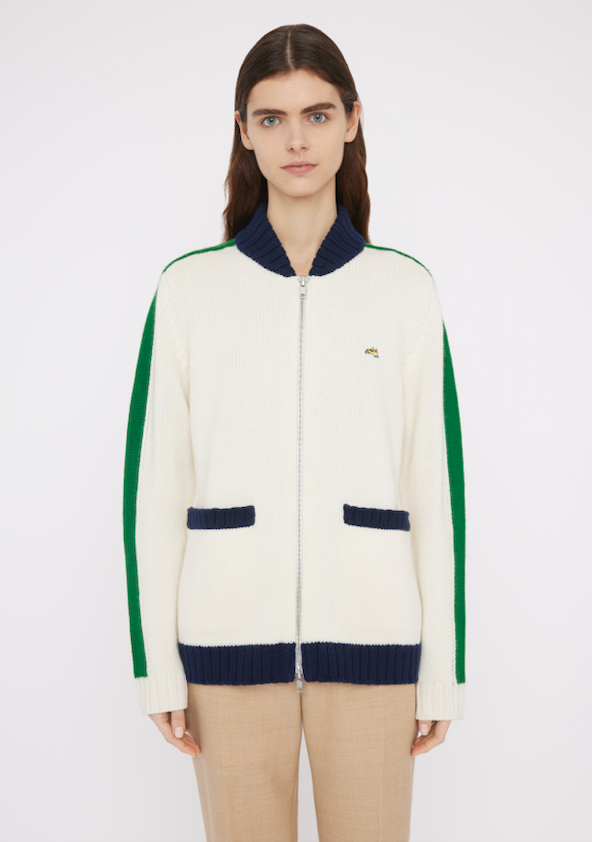 BELLA FREUD COLLEGE ZIP UP BOMBER