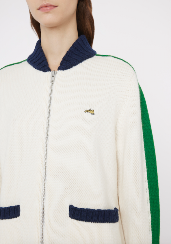 BELLA FREUD COLLEGE ZIP UP BOMBER
