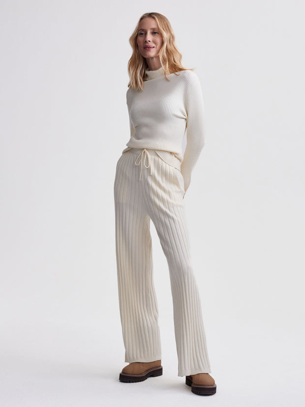 VARLEY 2178 SIMEON WIDE RIB KNIT TRS