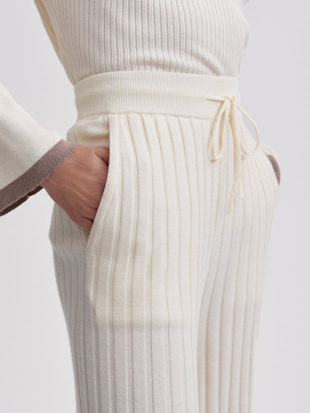 VARLEY 2178 SIMEON WIDE RIB KNIT TRS