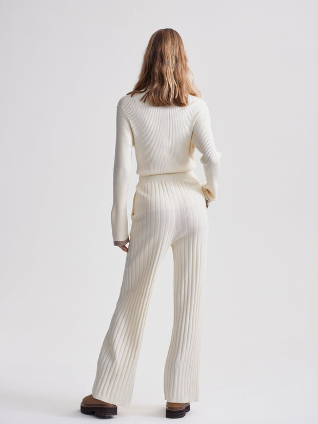VARLEY 2178 SIMEON WIDE RIB KNIT TRS