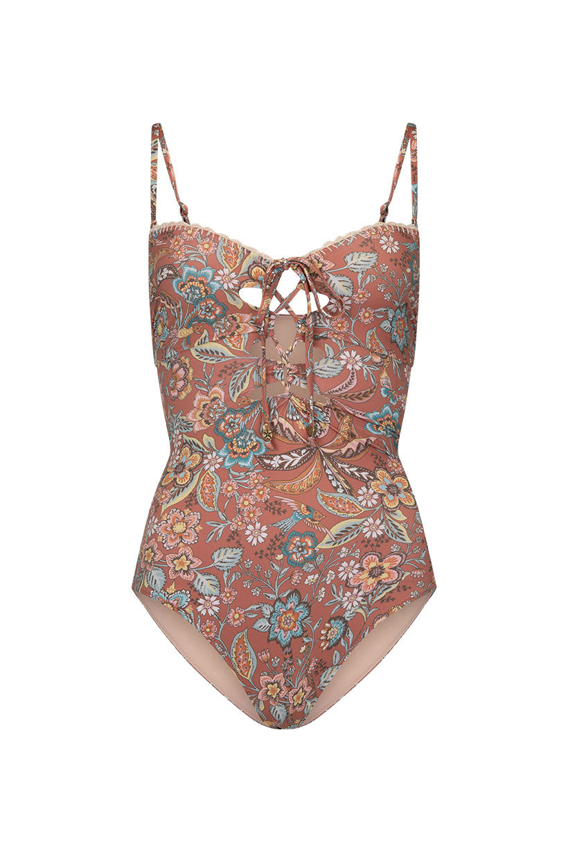 SPELL 244163A Lace Up One Piece