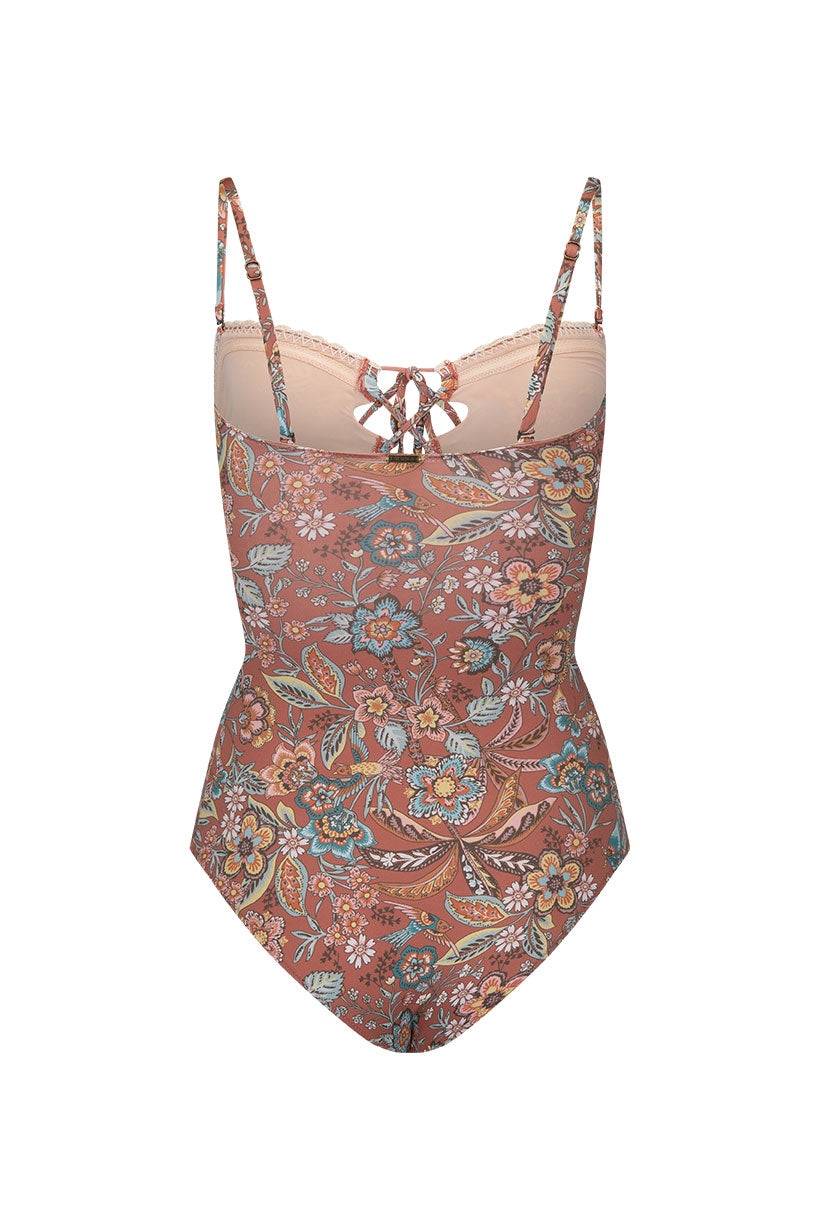 SPELL 244163A Lace Up One Piece