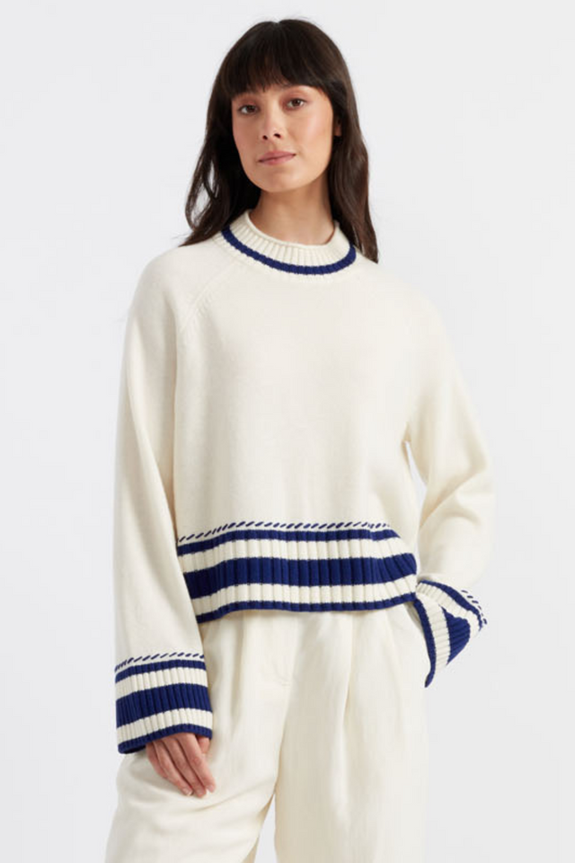 CHINTI & PARKER KSS2509 GUERNSEY SWEATER
