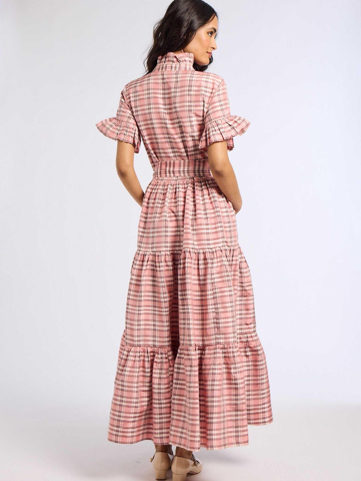 MILLE CHECK VICTORIA DRESS 331