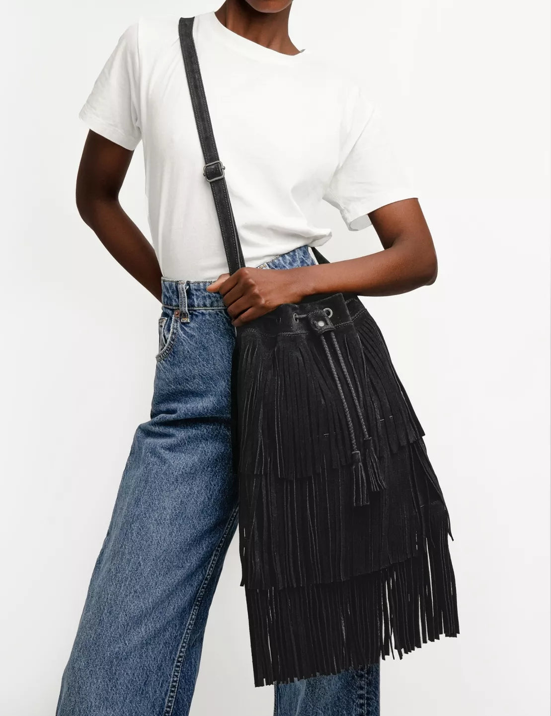 PENELOPE CHILVERS BOHEME FRINGE BAG